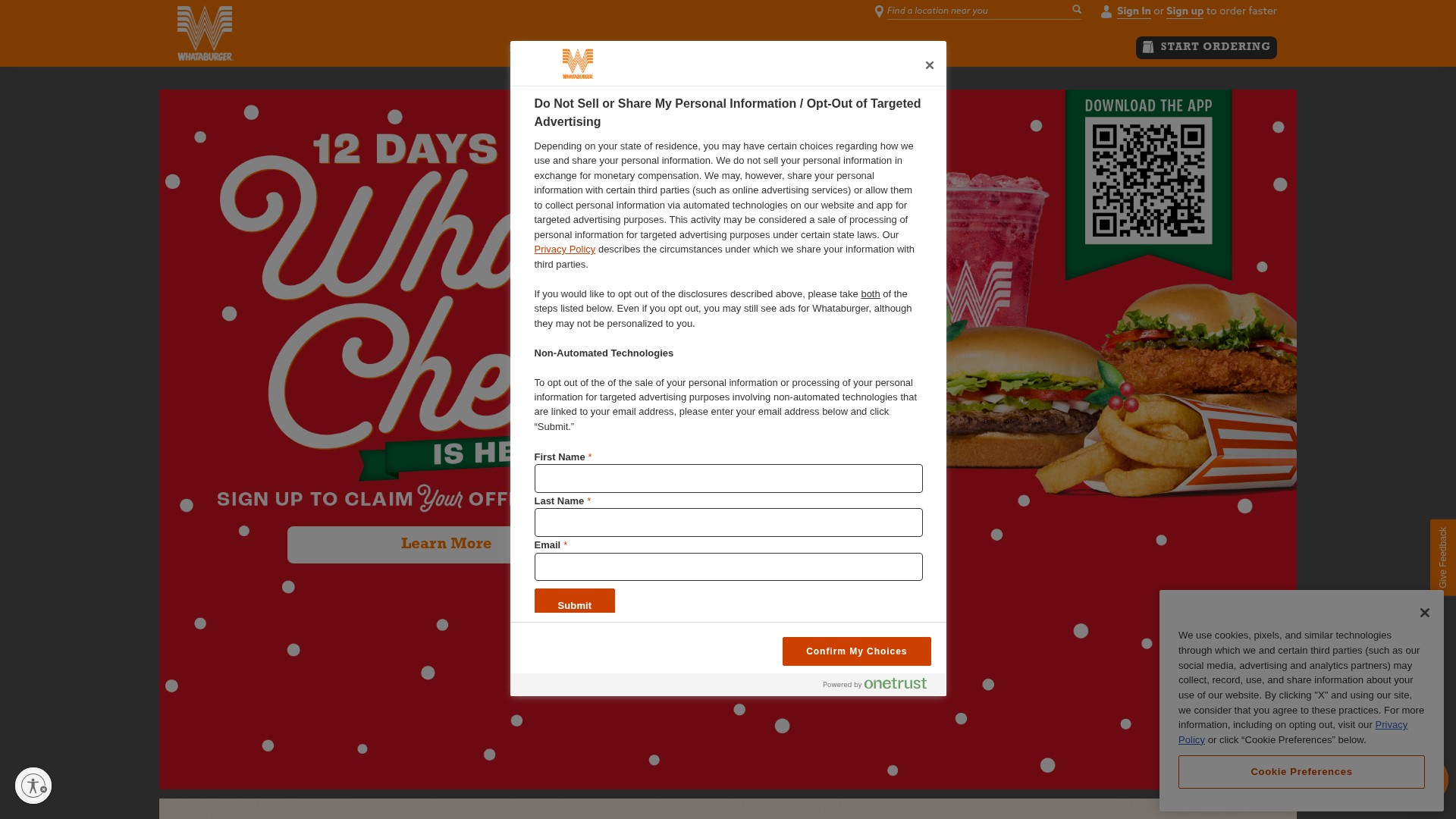 Landing Page