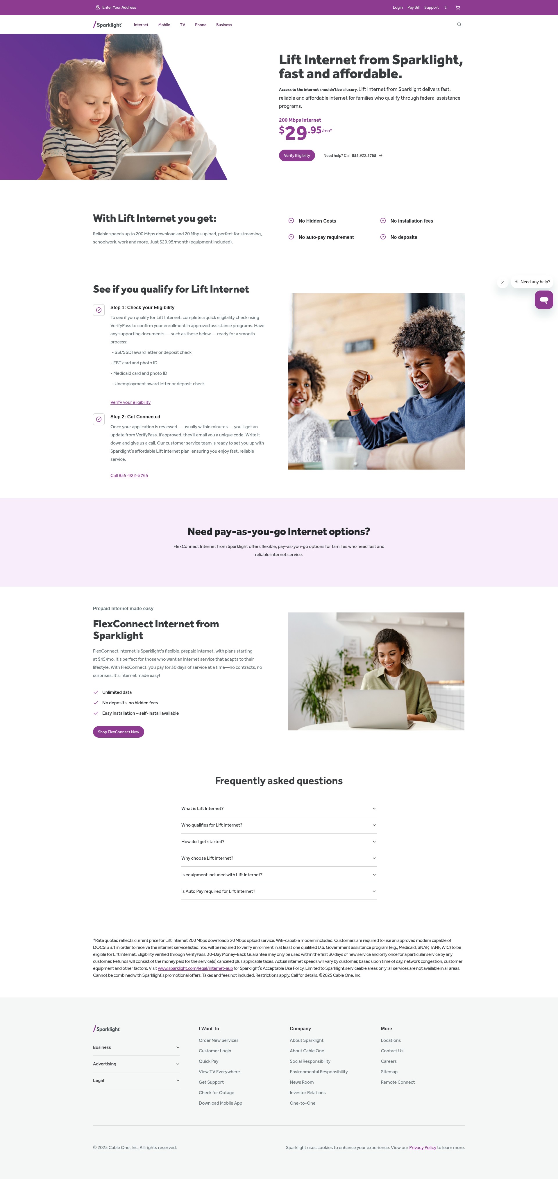 Landing Page