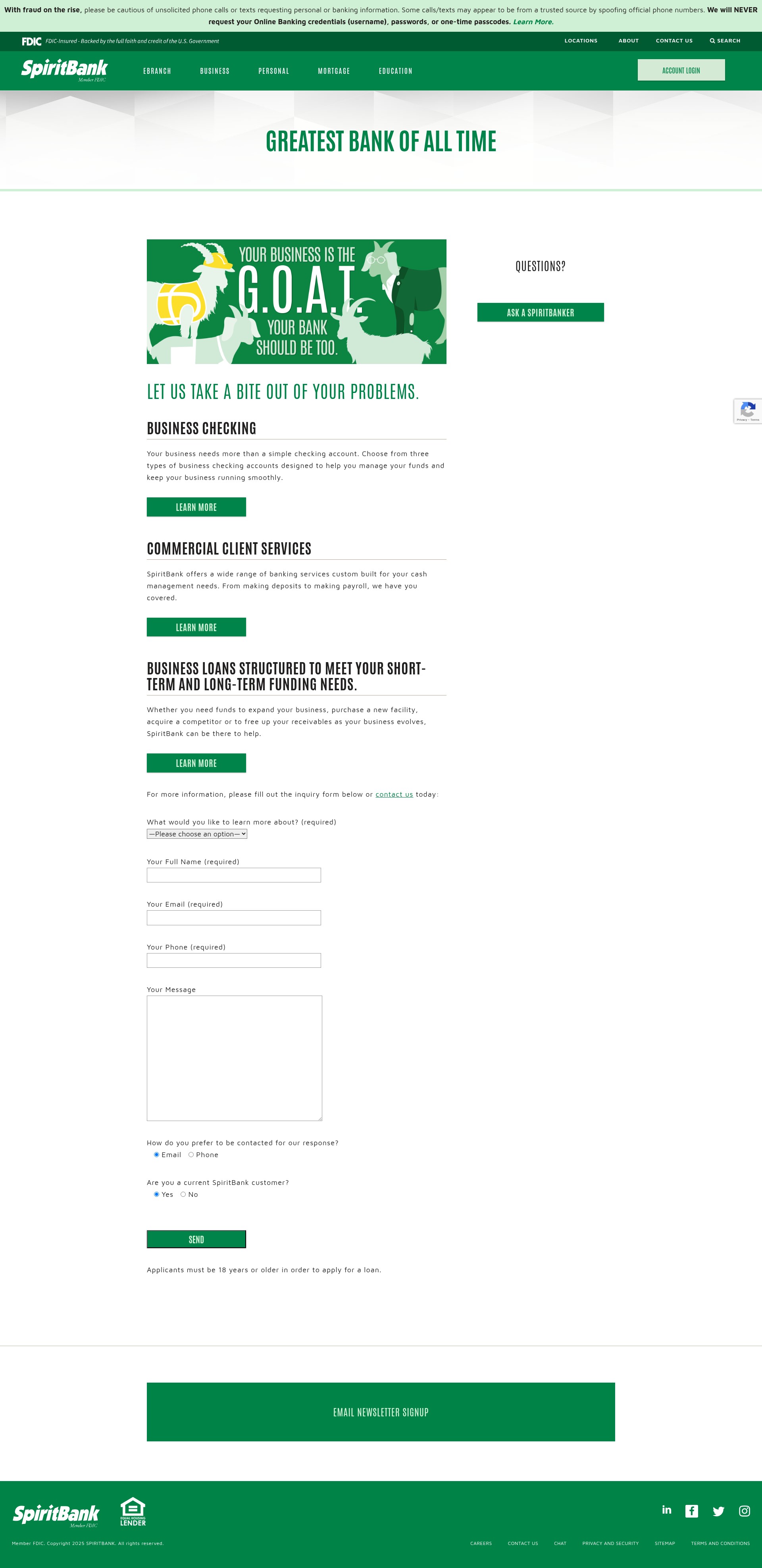 Landing Page