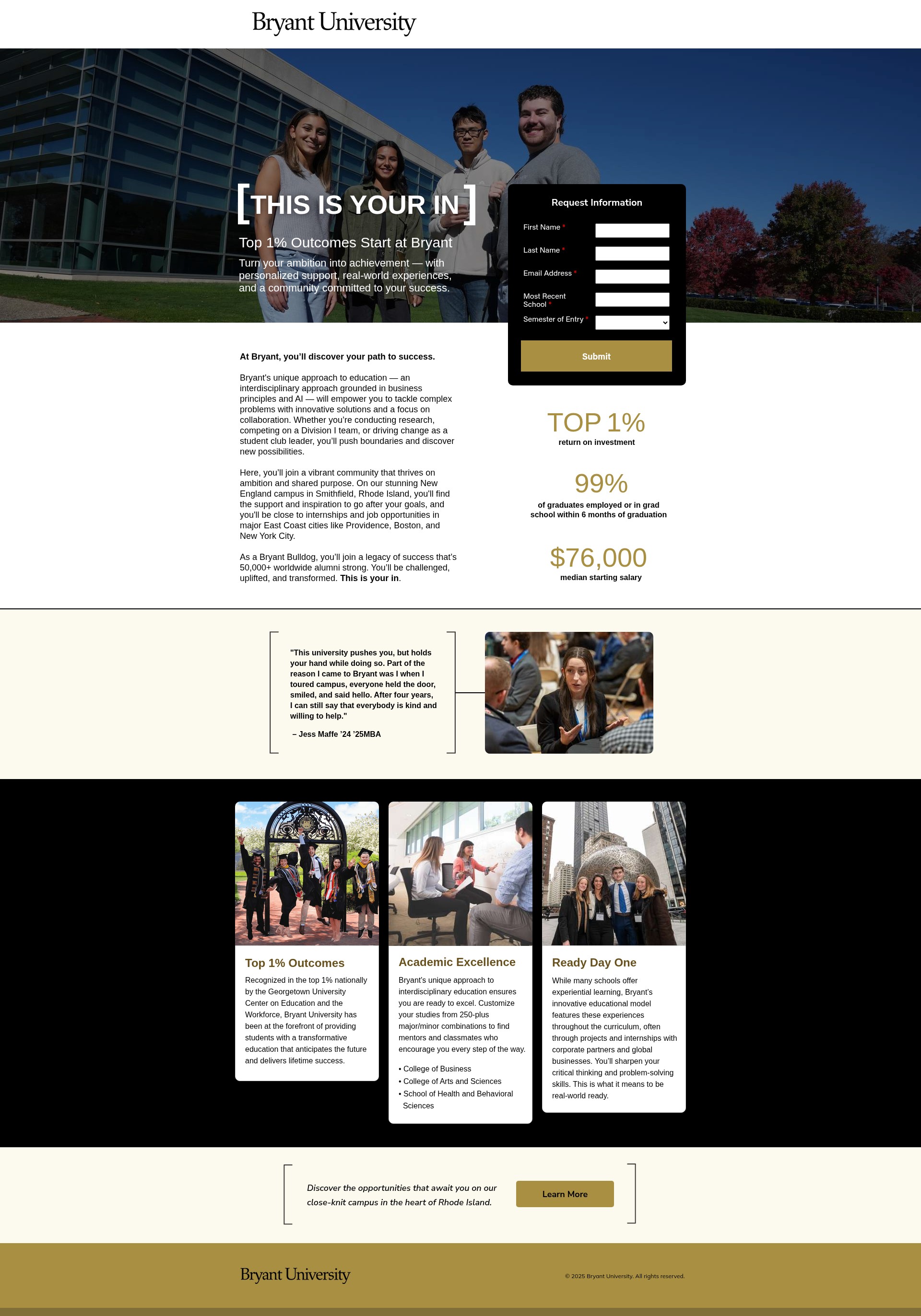 Landing Page