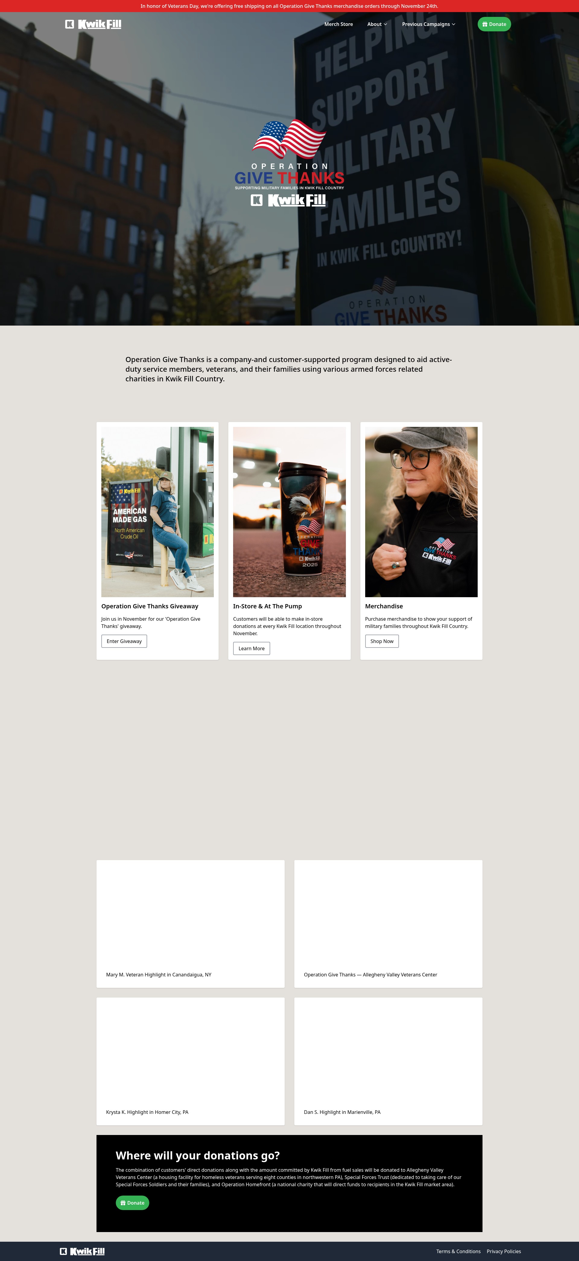 Landing Page
