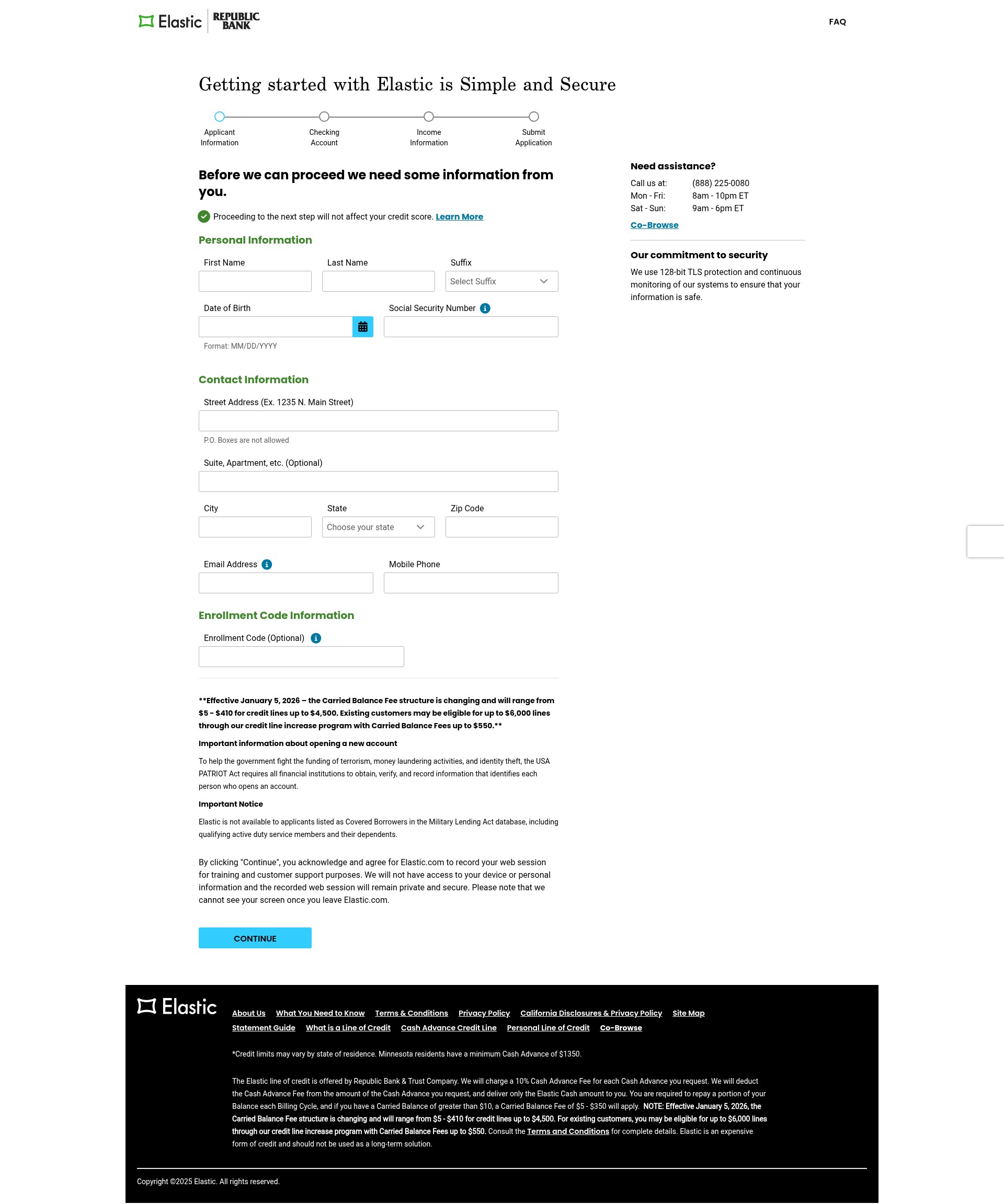 Landing Page