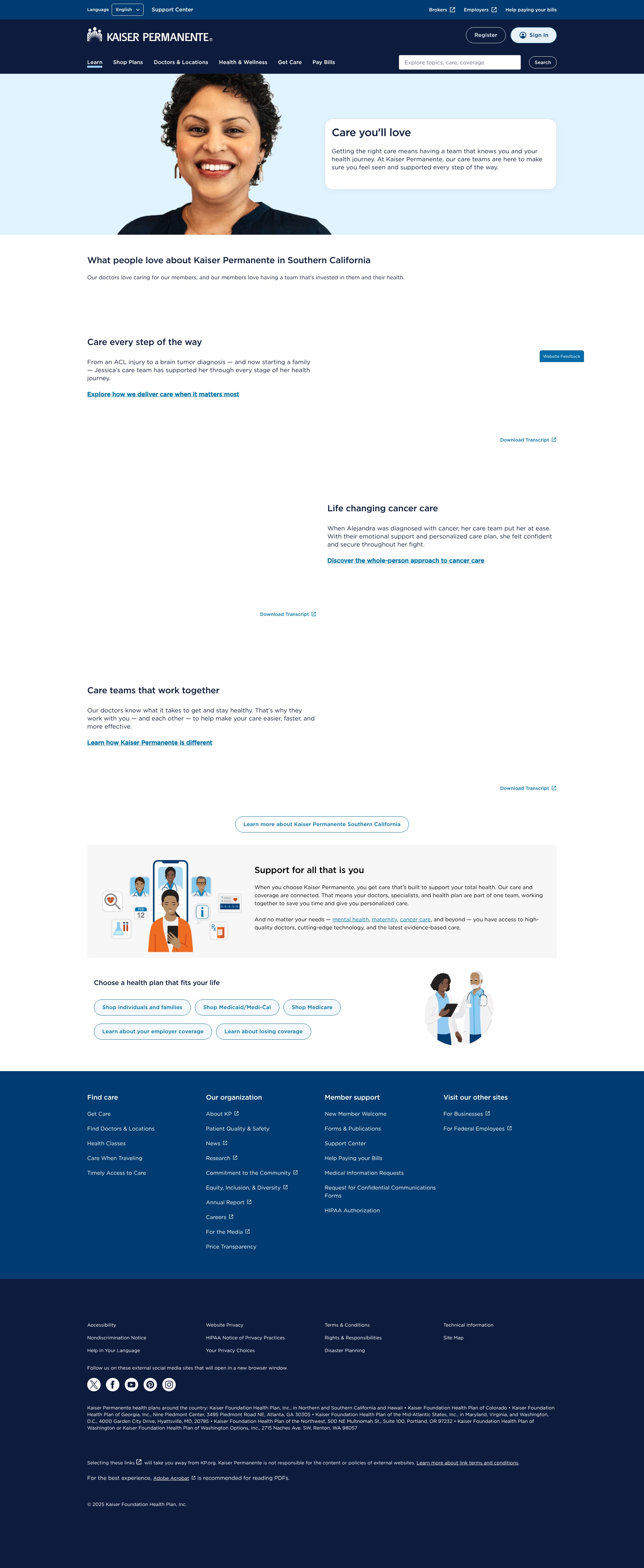 Landing Page