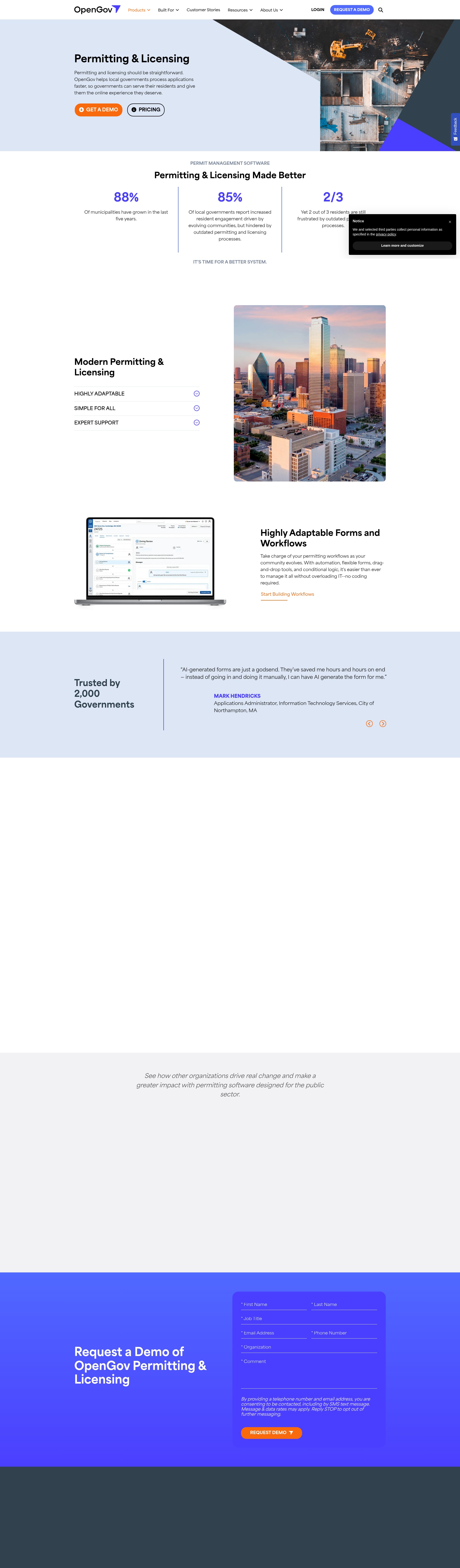 Landing Page