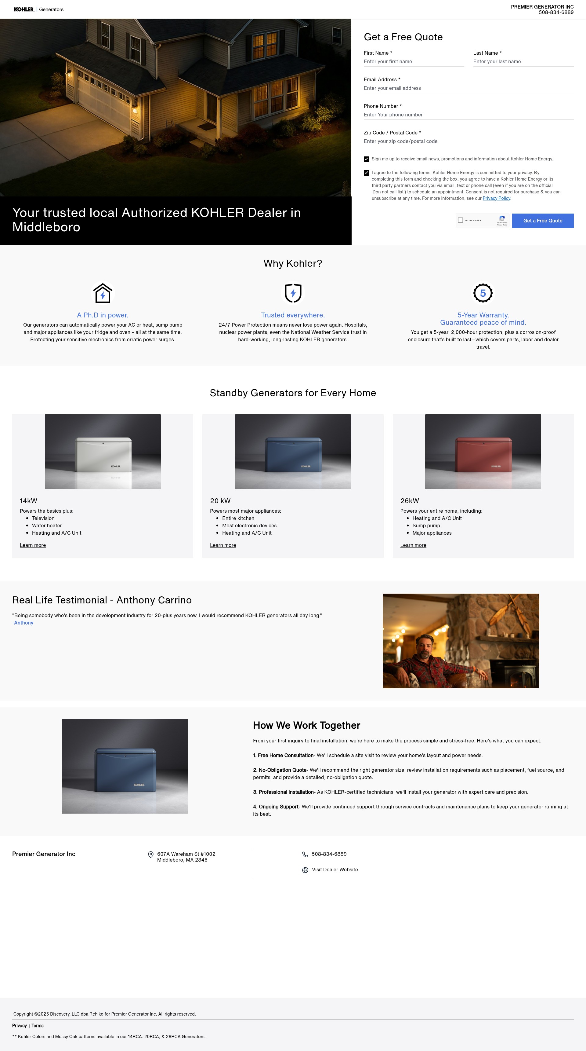 Landing Page