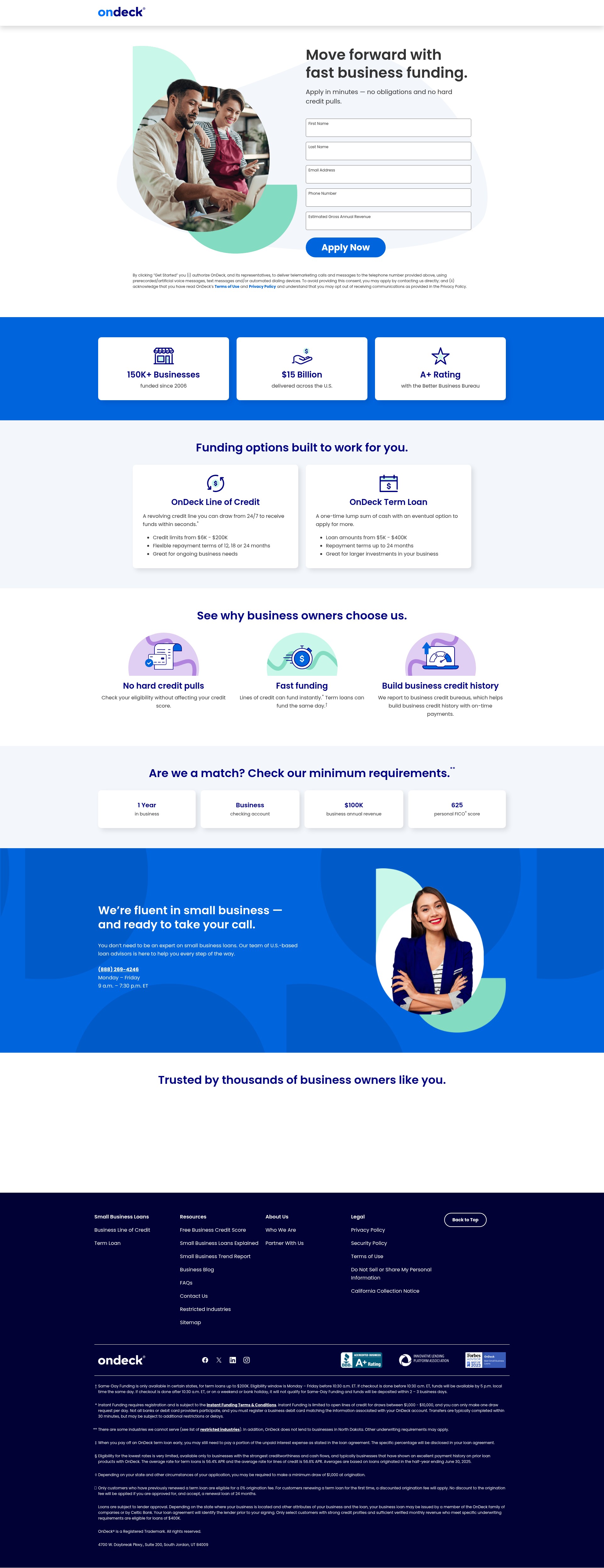 Landing Page