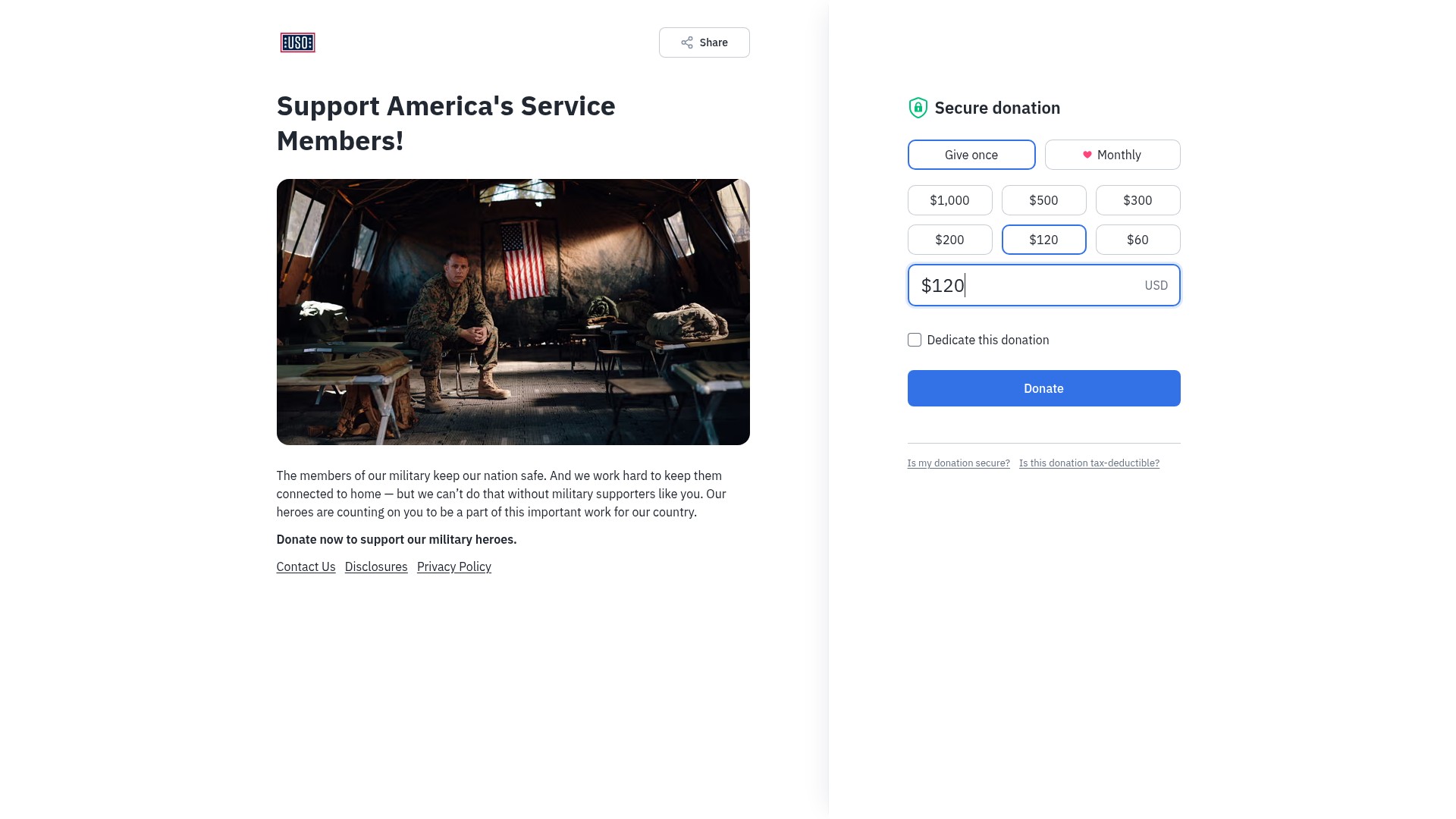 Landing Page