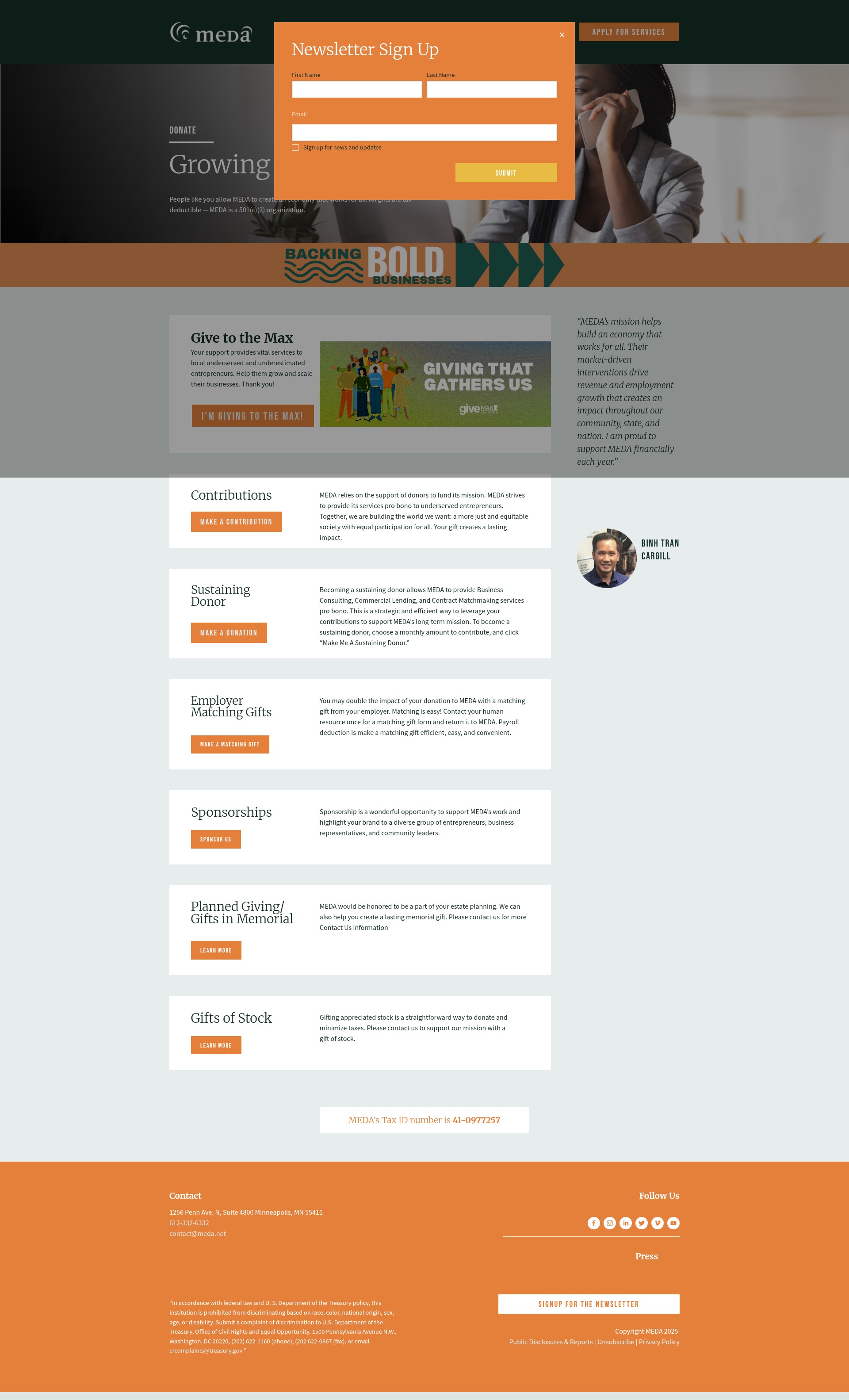 Landing Page