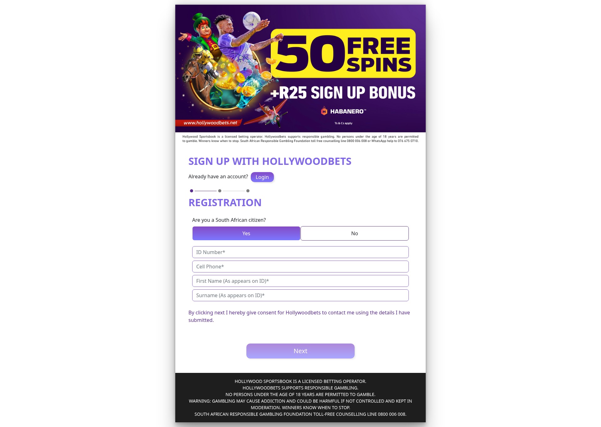 Landing Page