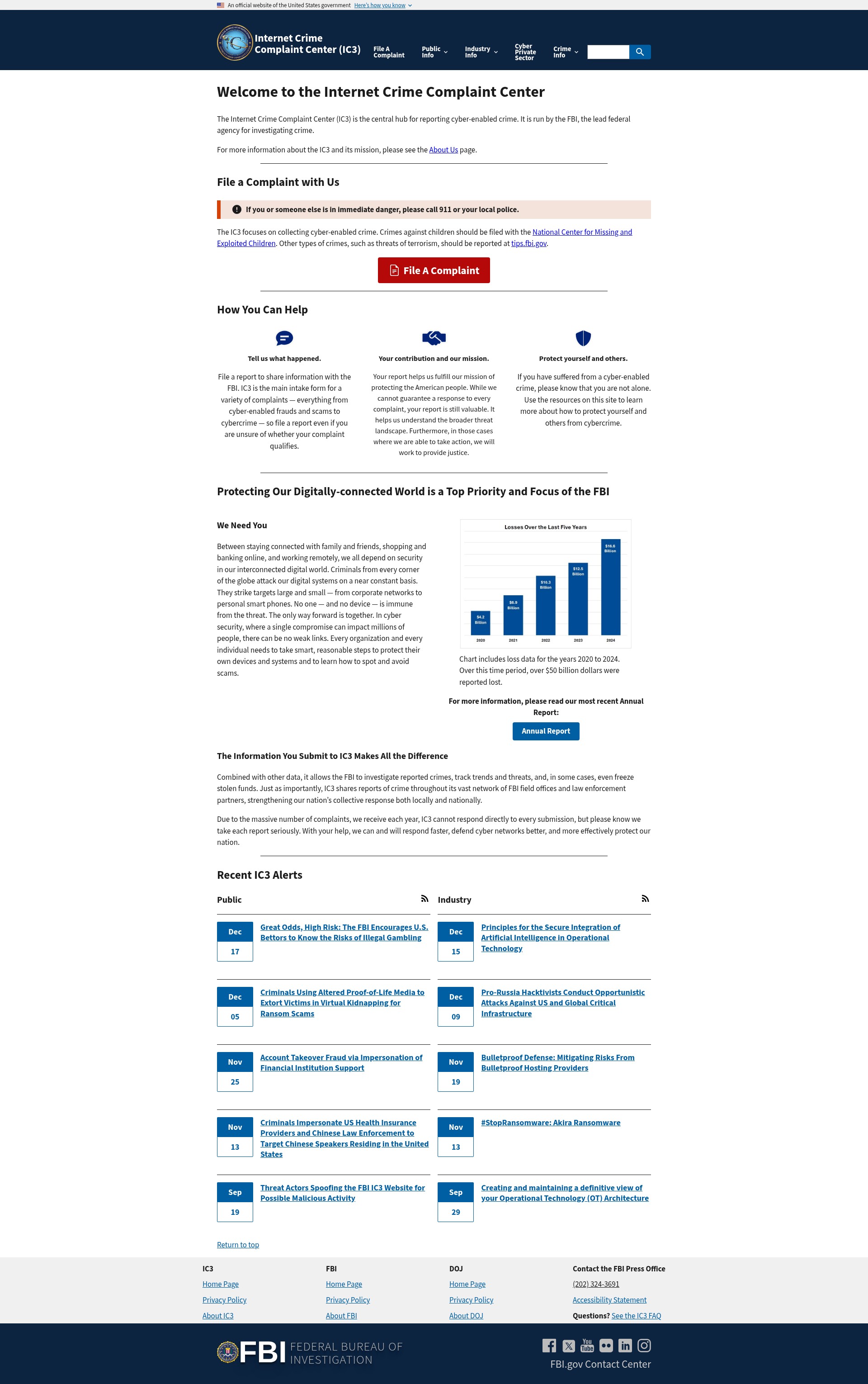 Landing Page
