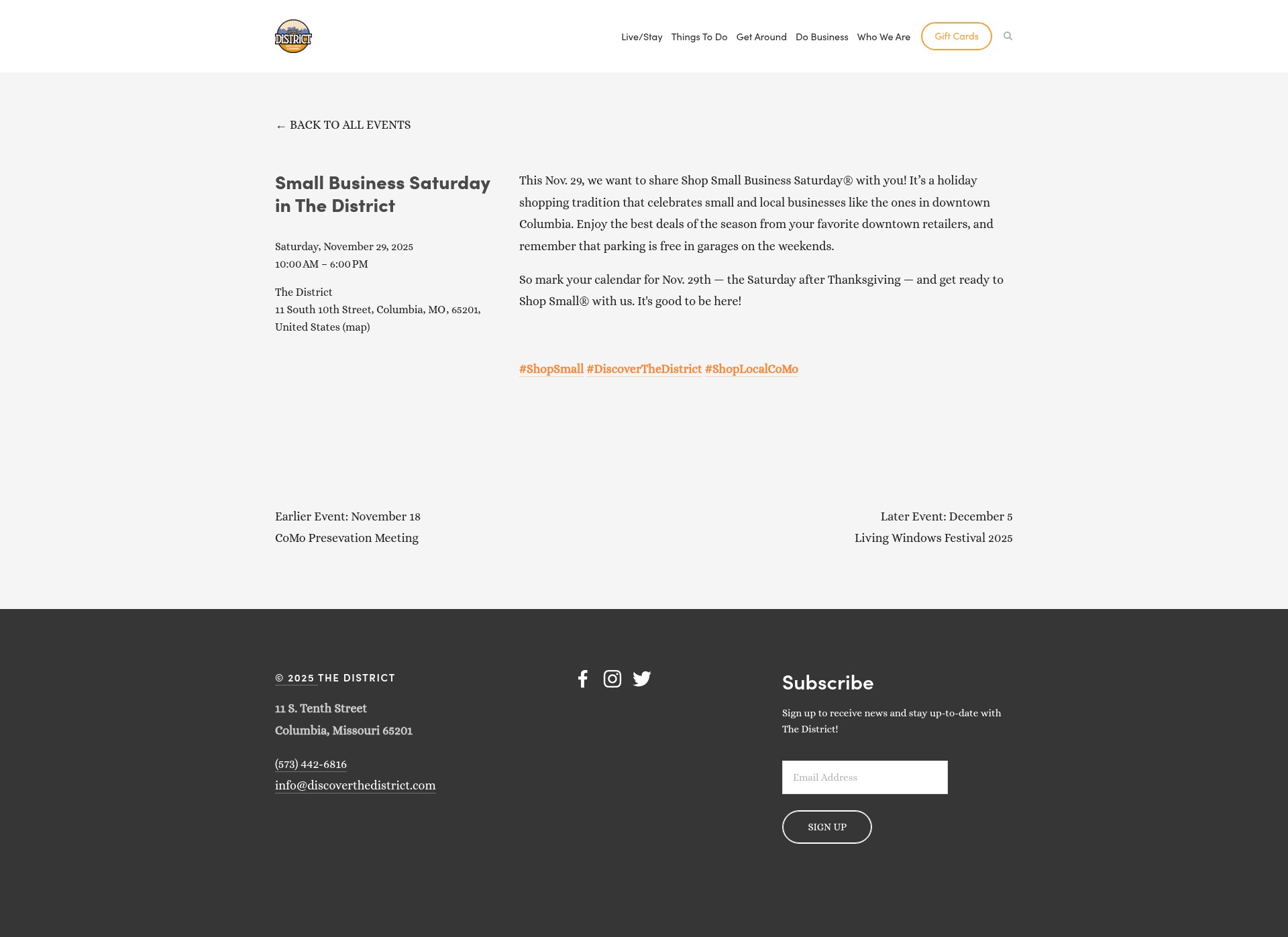 Landing Page
