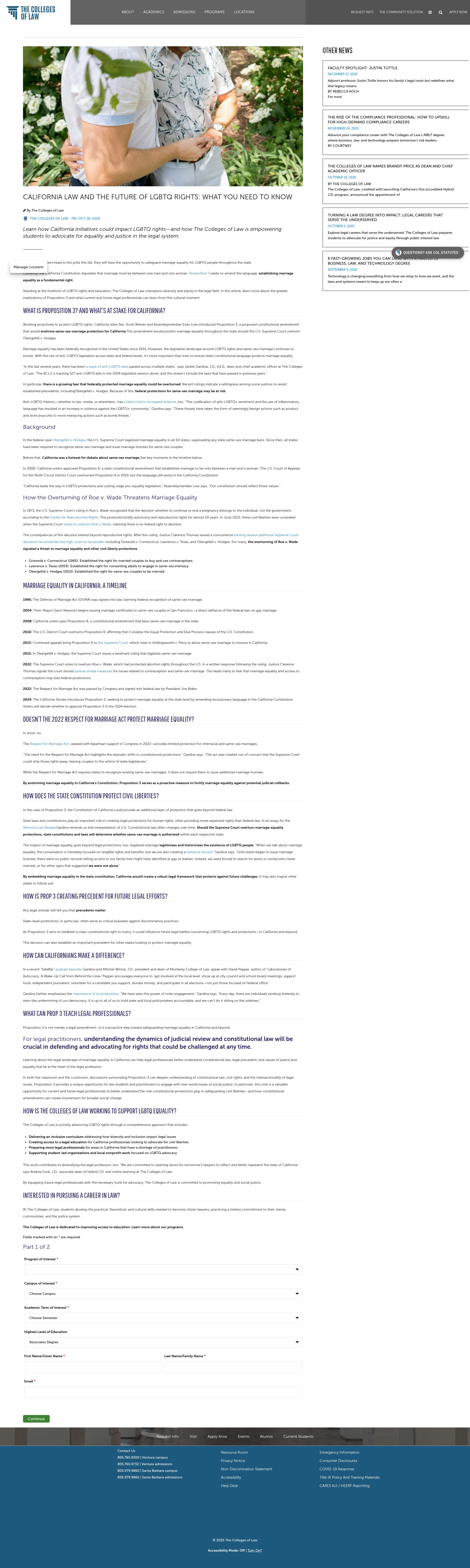 Landing Page