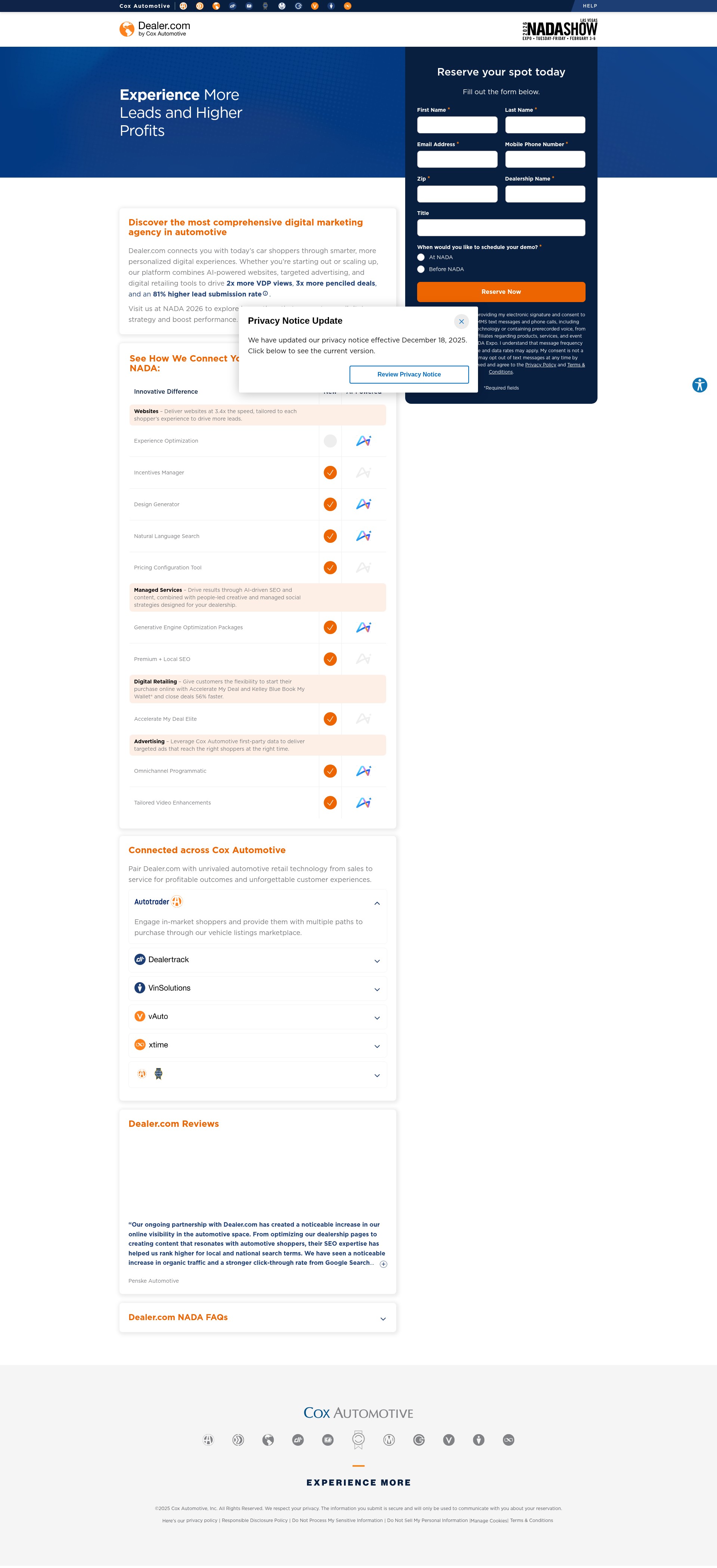 Landing Page