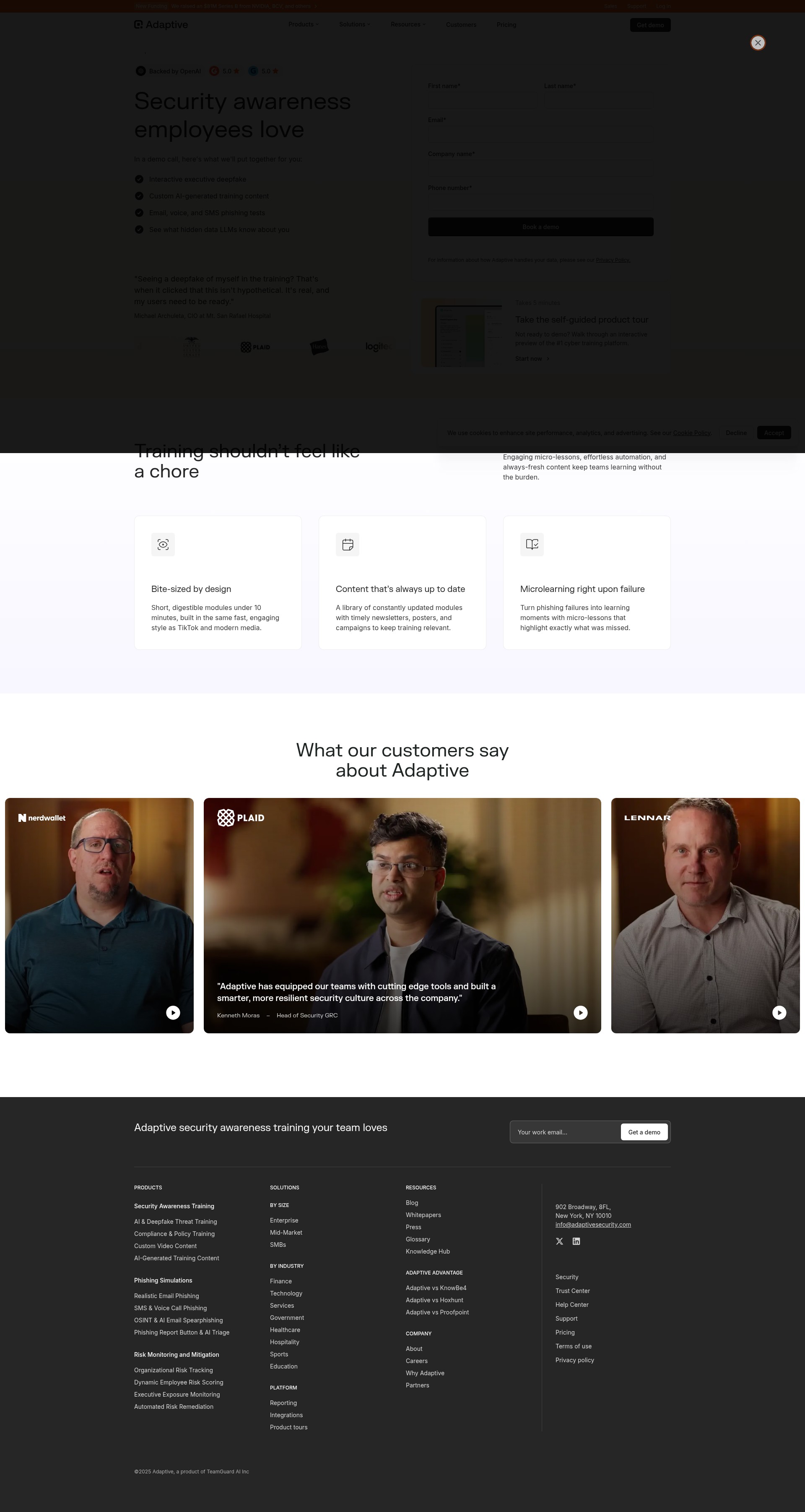 Landing Page
