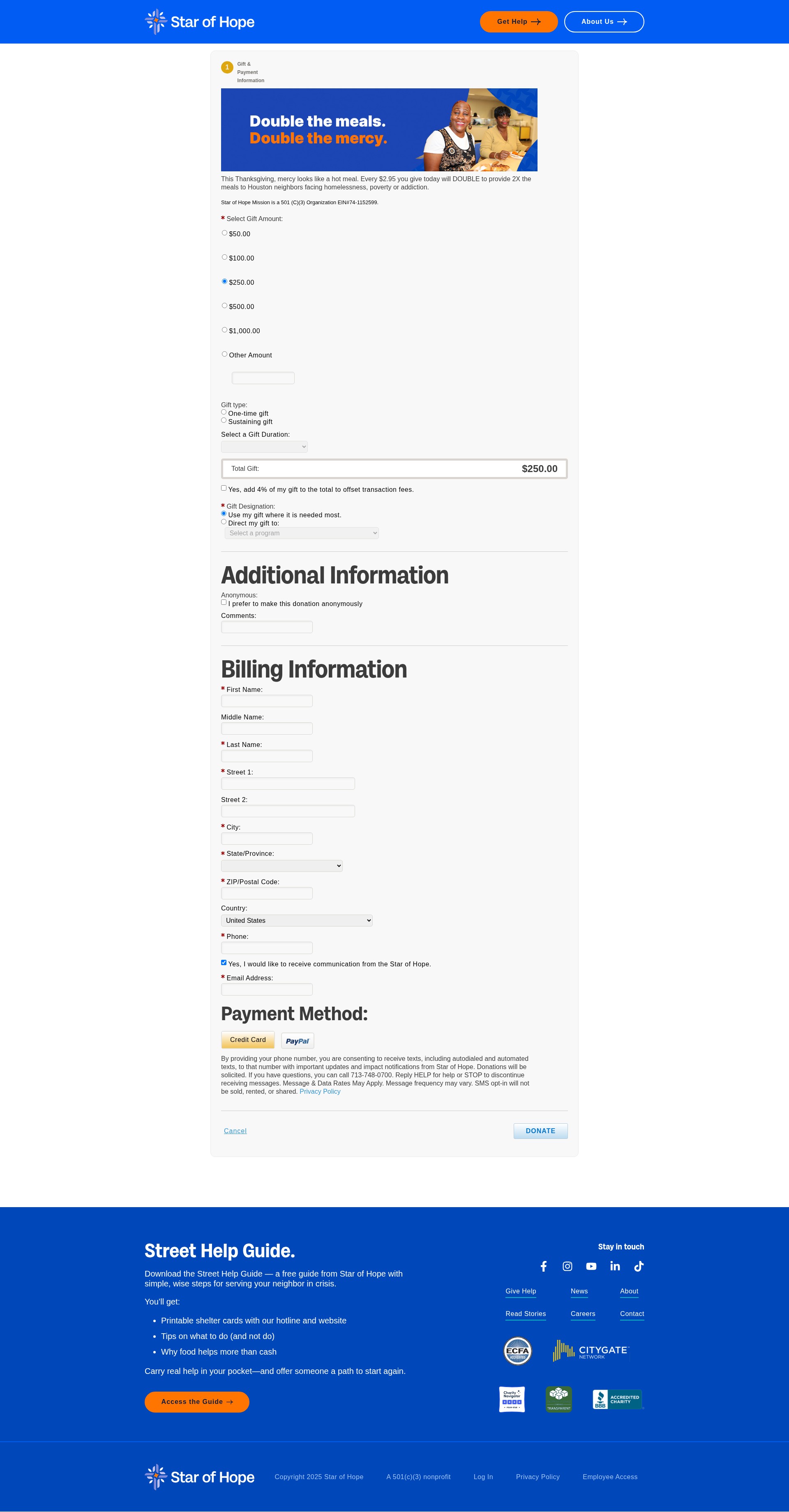 Landing Page