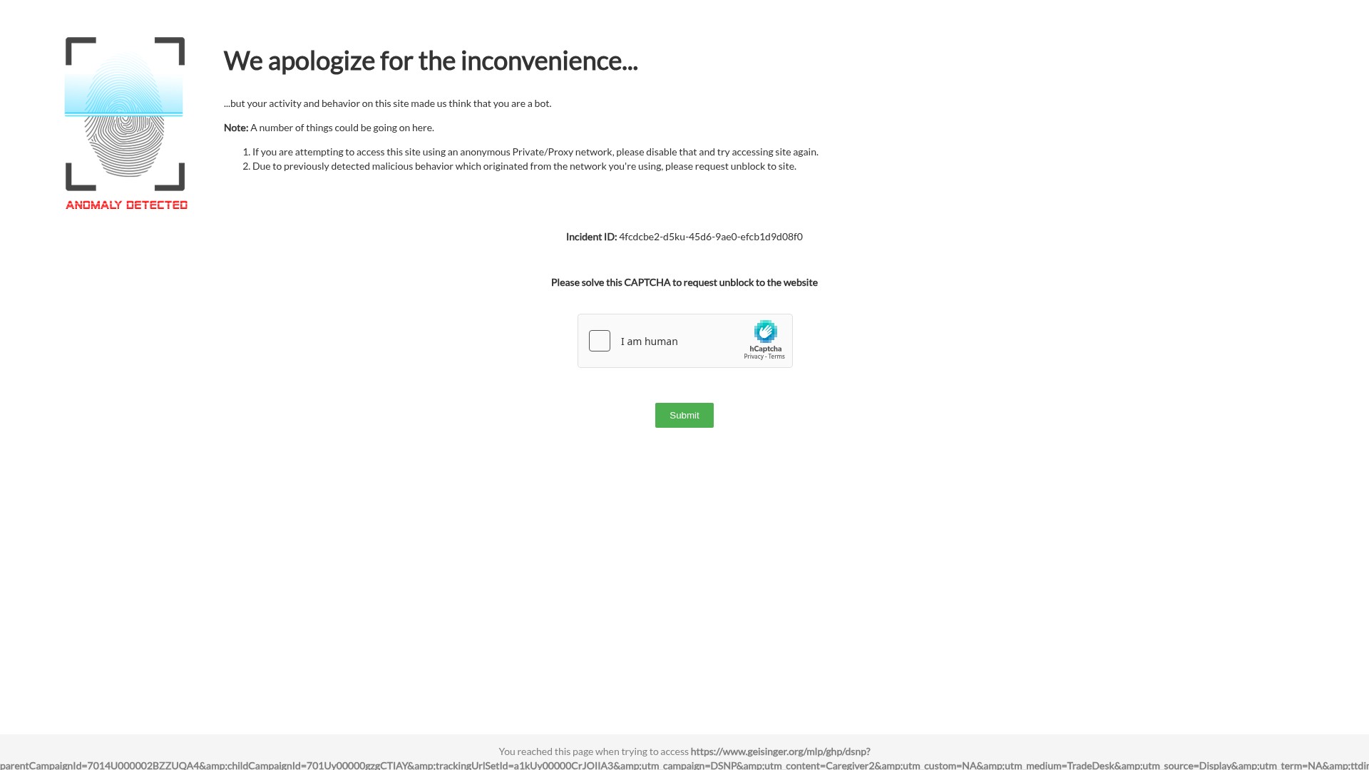 Landing Page