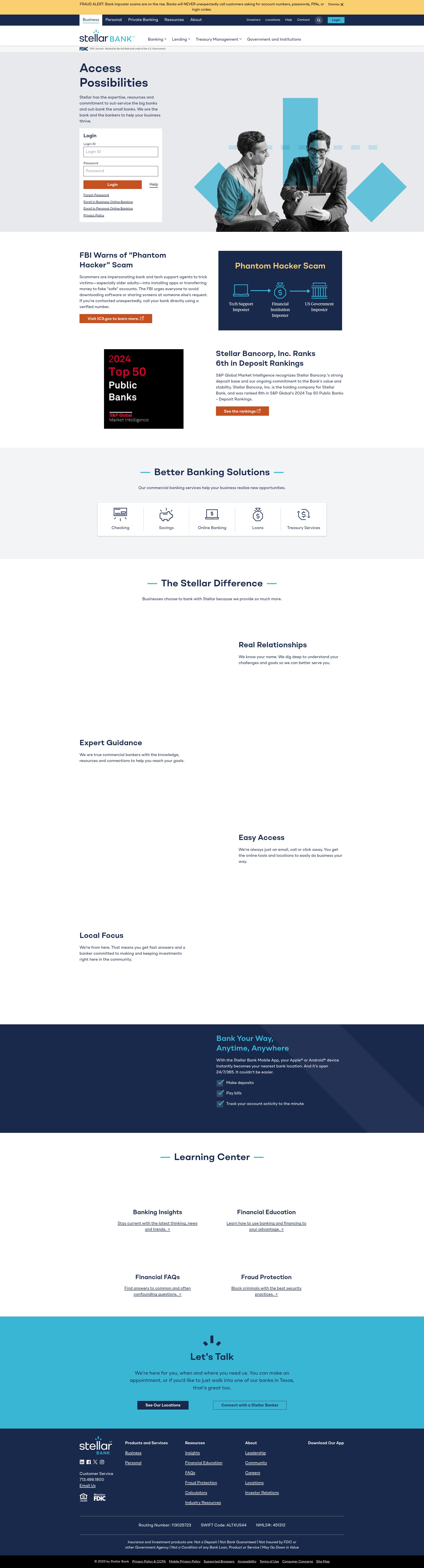 Landing Page