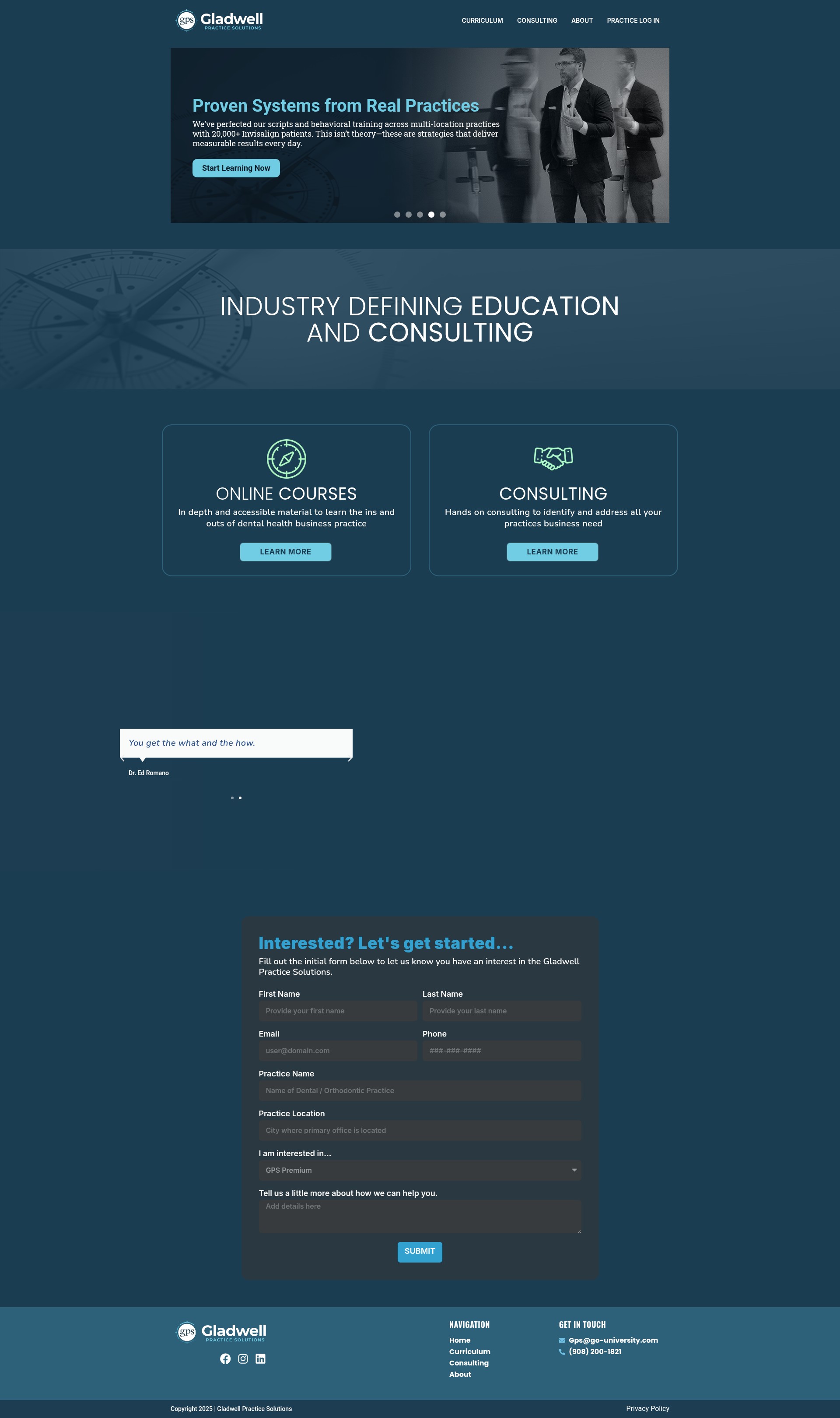Landing Page