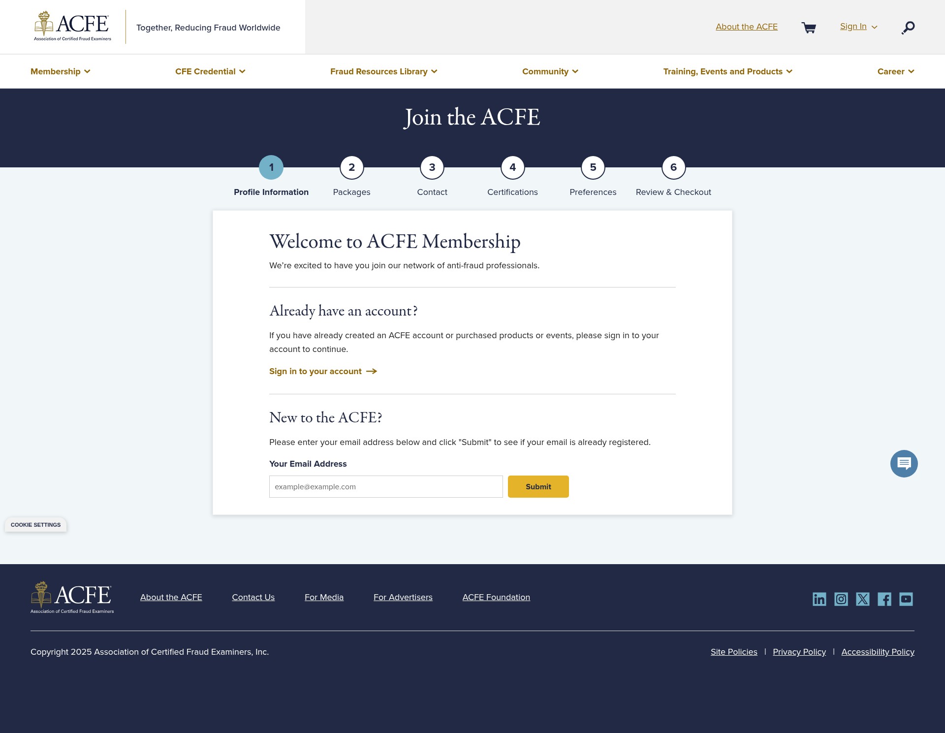 Landing Page