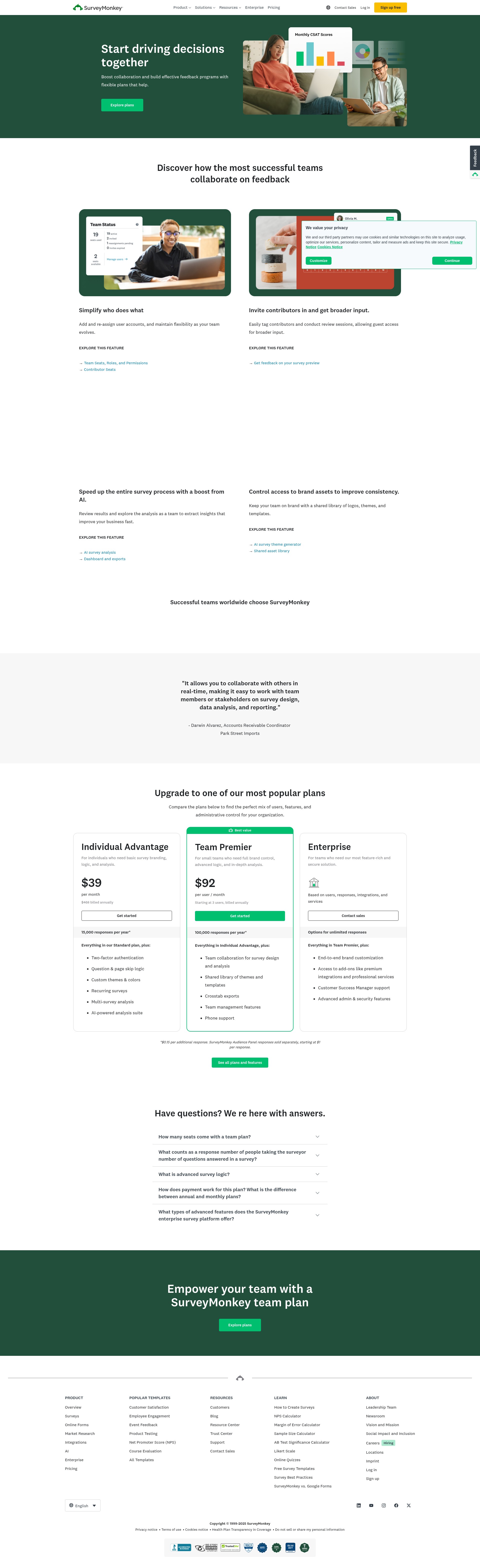 Landing Page