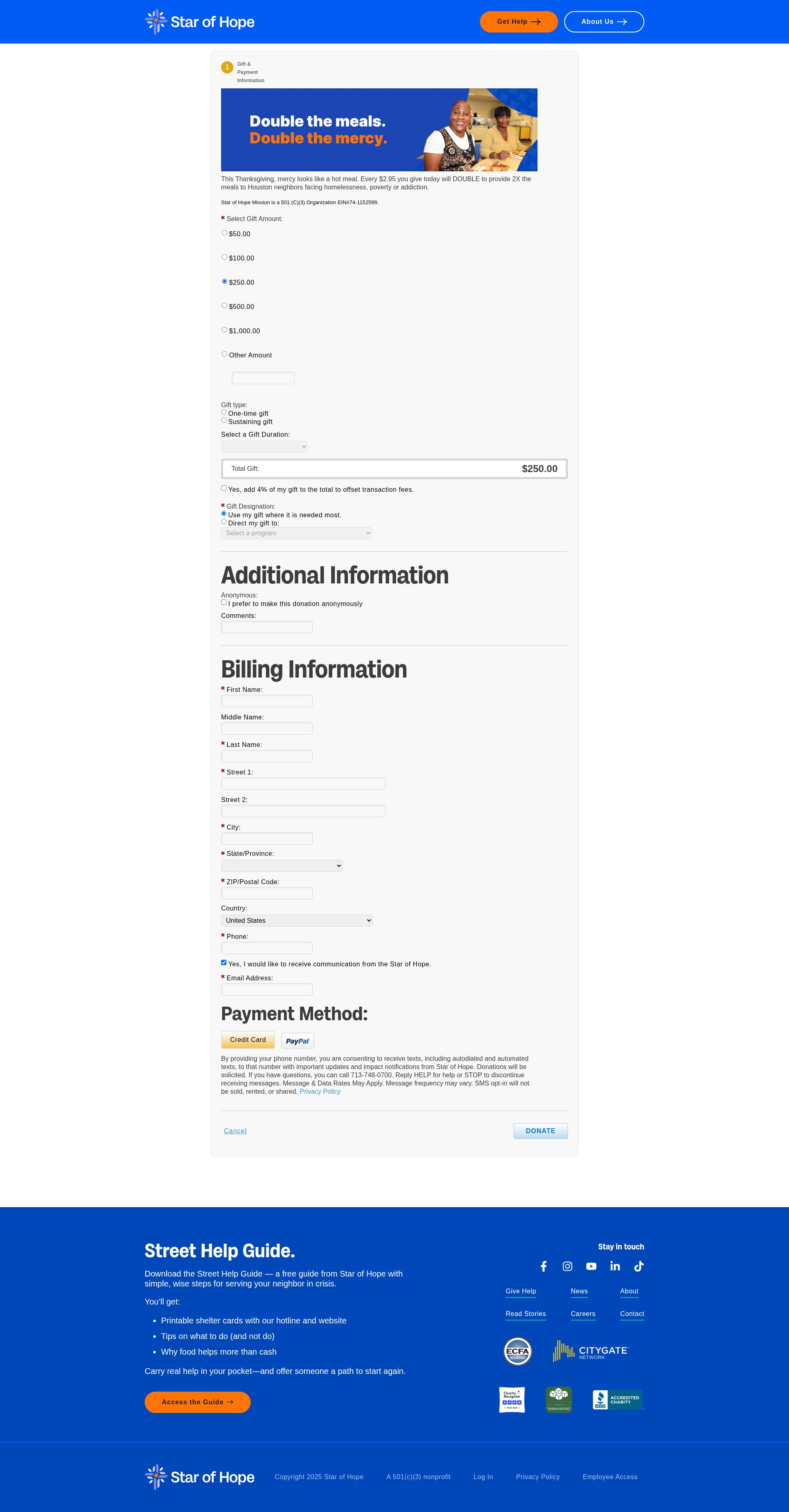 Landing Page