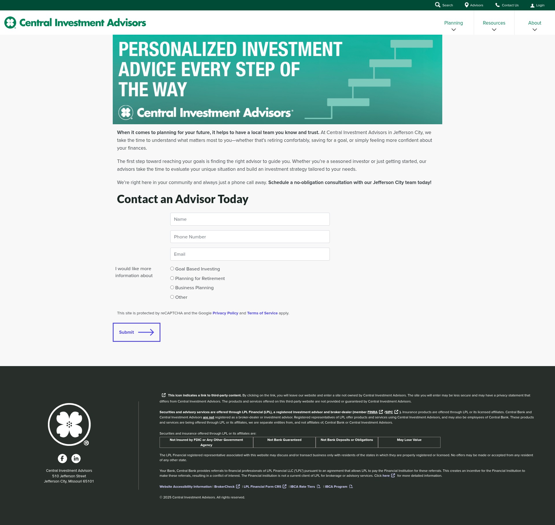 Landing Page
