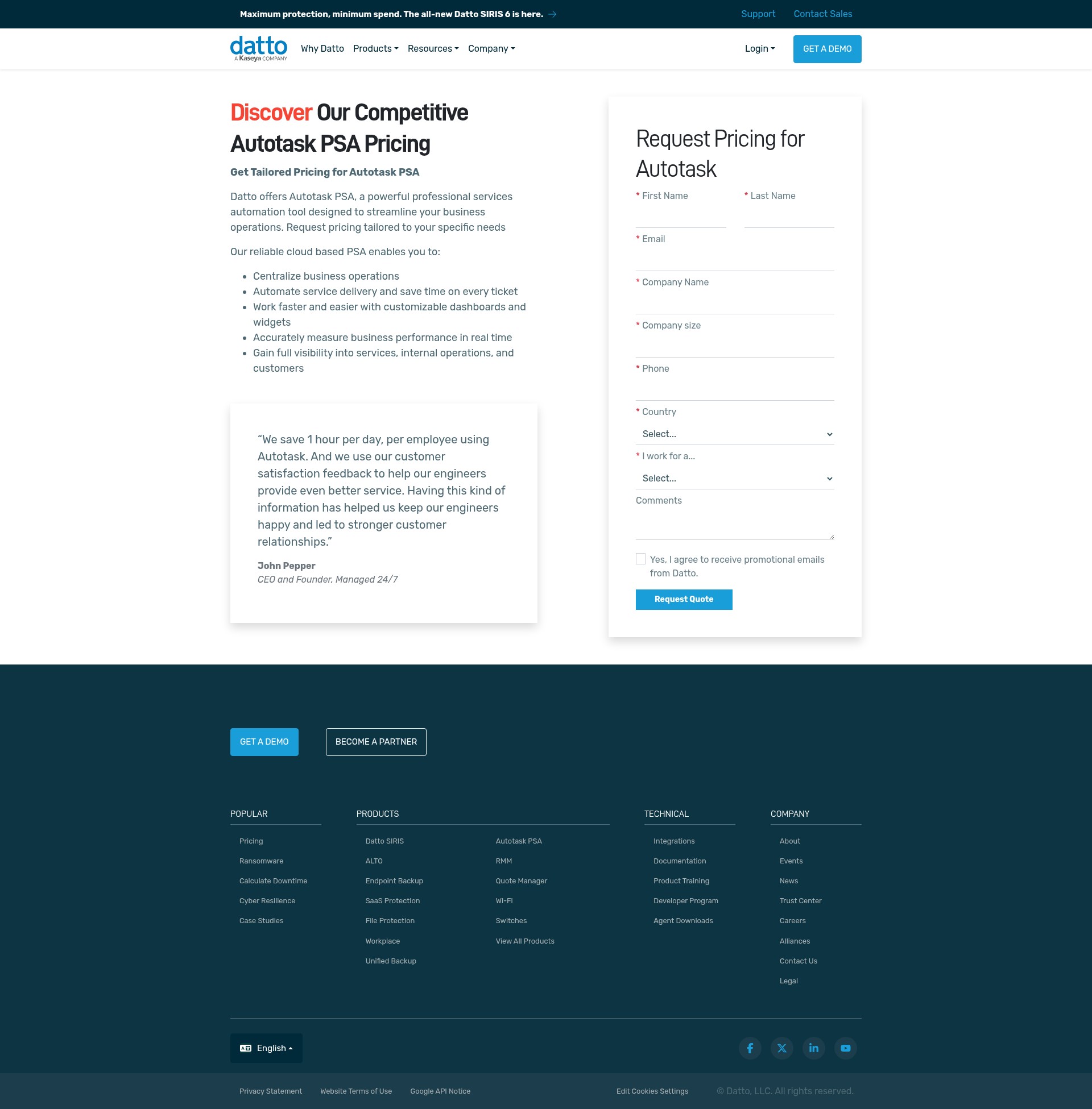 Landing Page