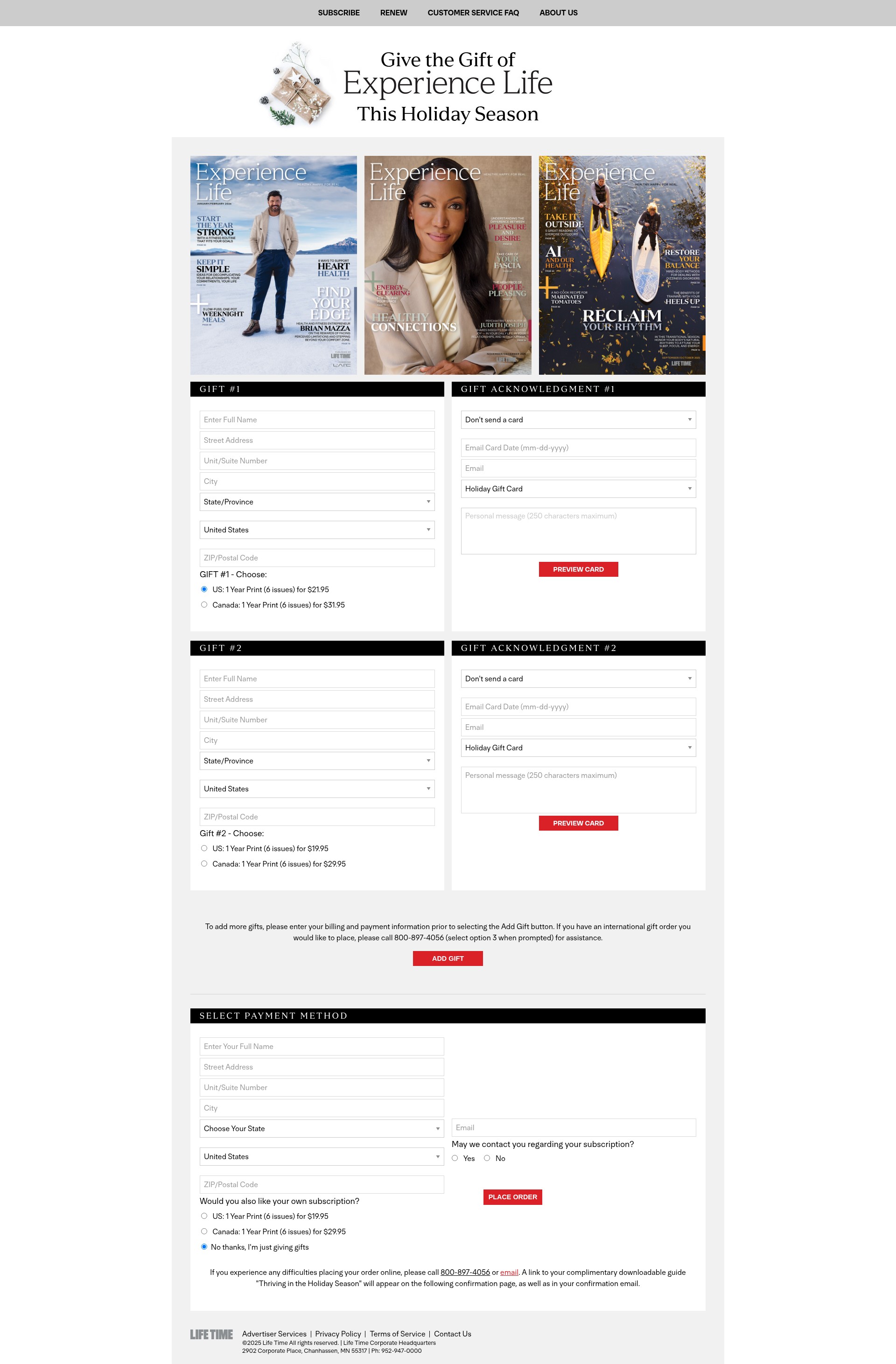 Landing Page