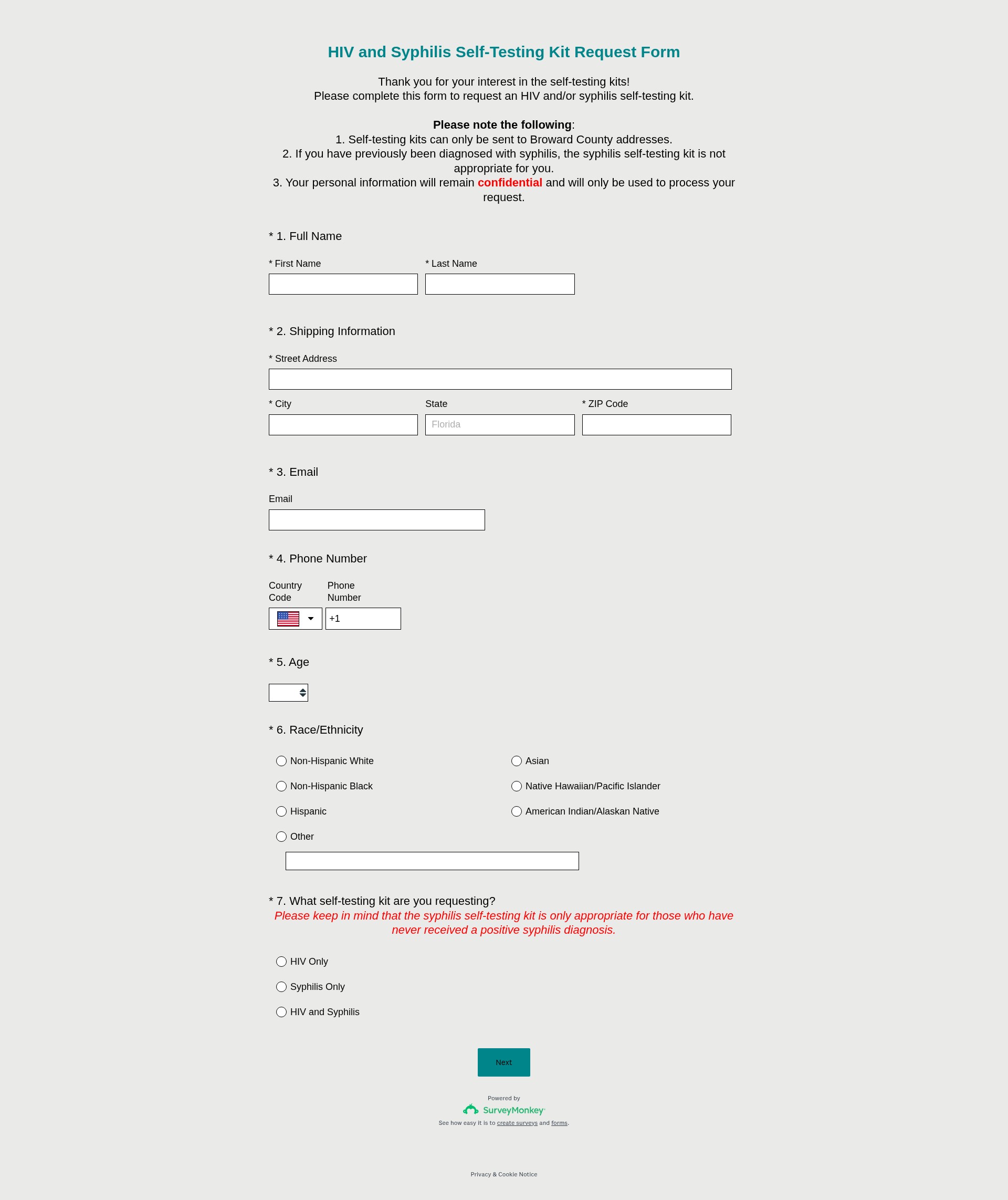 Landing Page