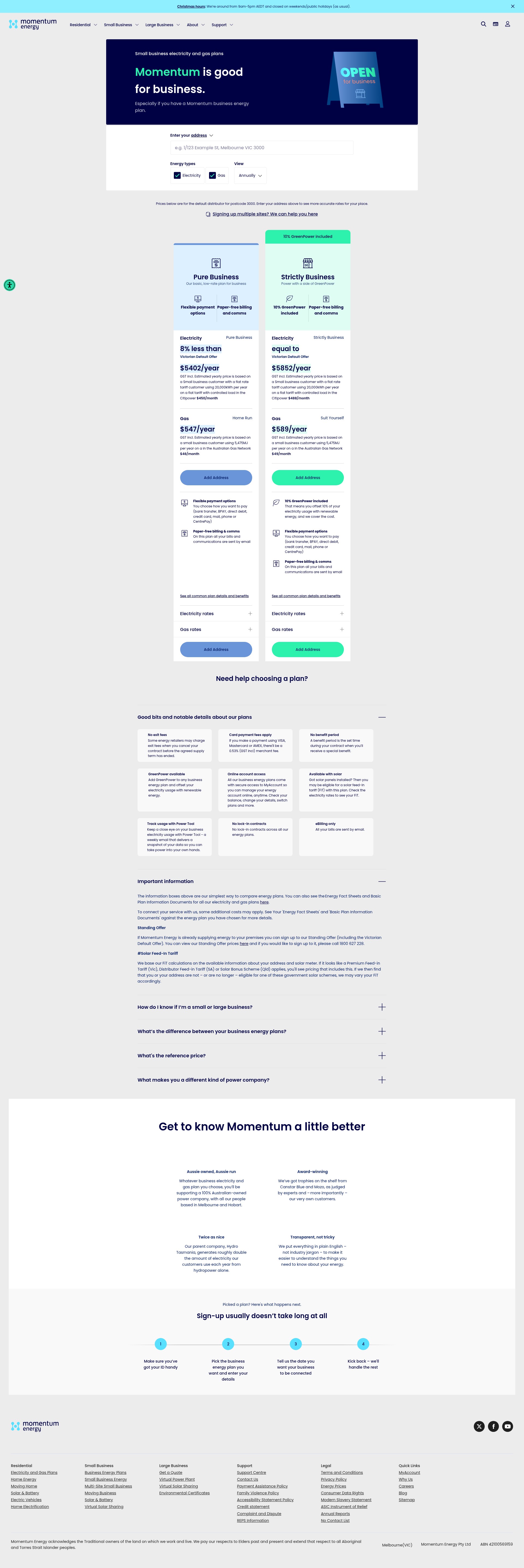 Landing Page