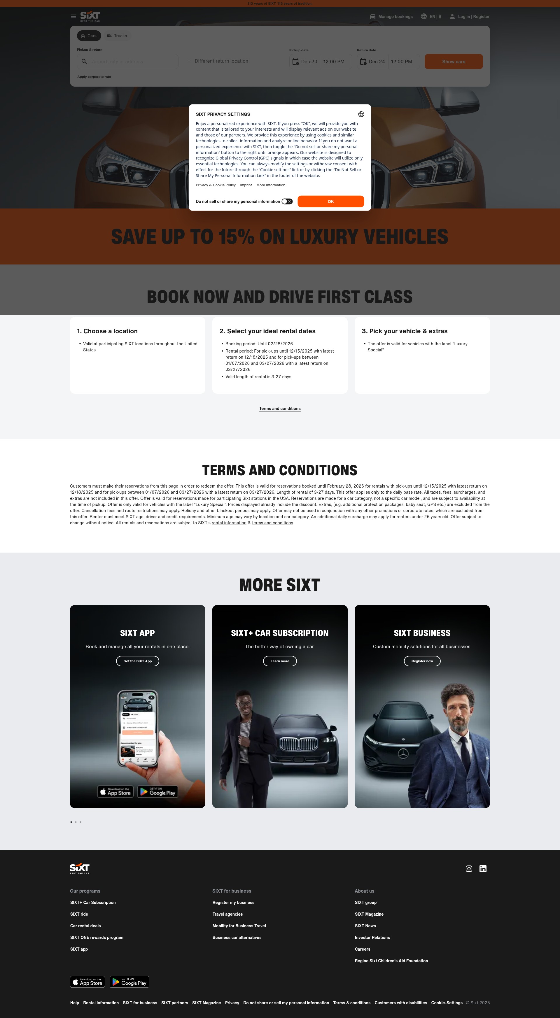 Landing Page