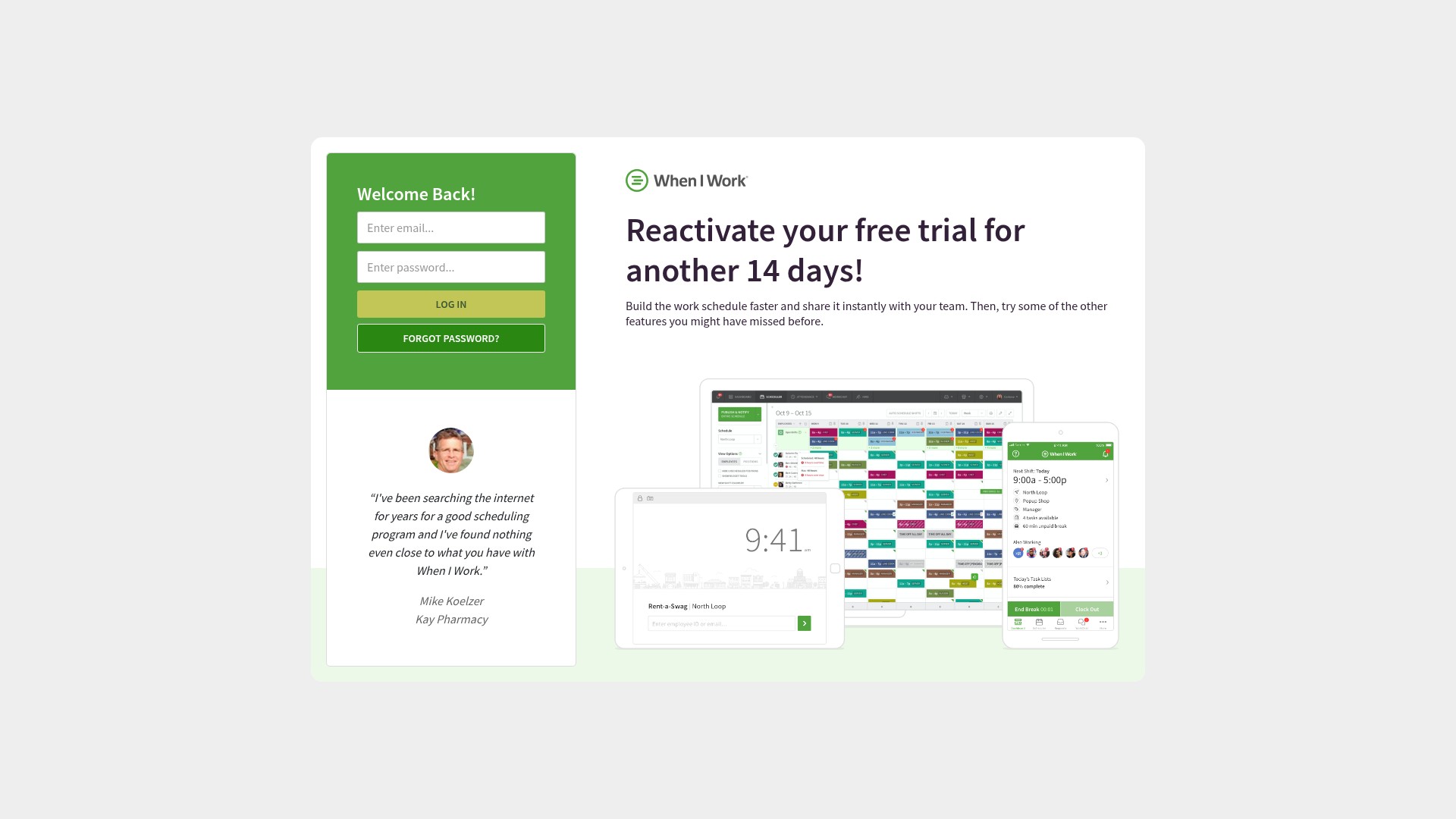 Landing Page