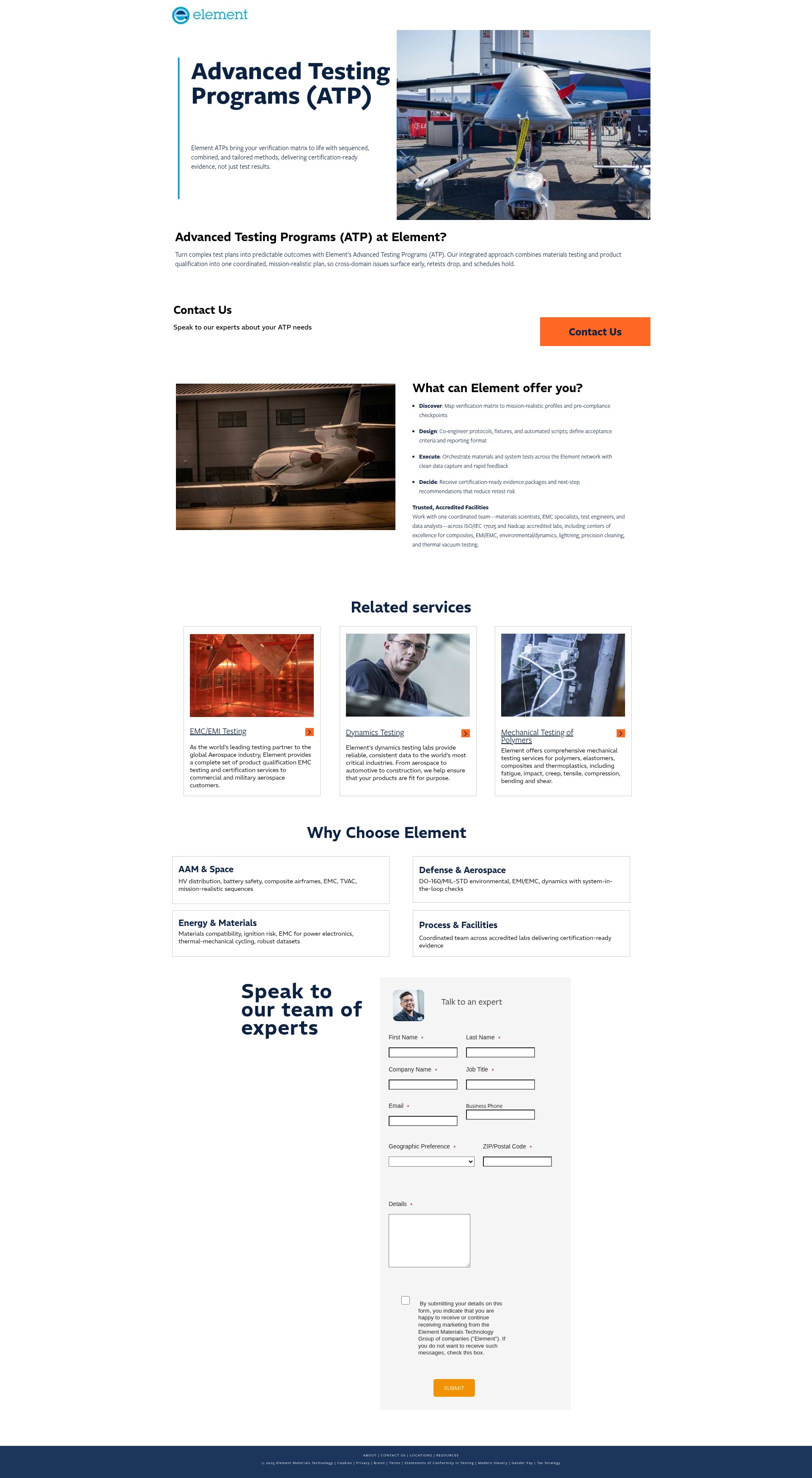 Landing Page