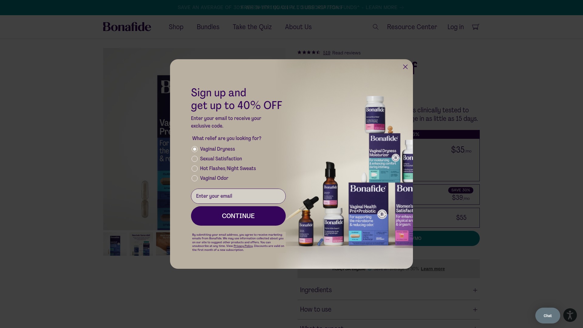 Landing Page