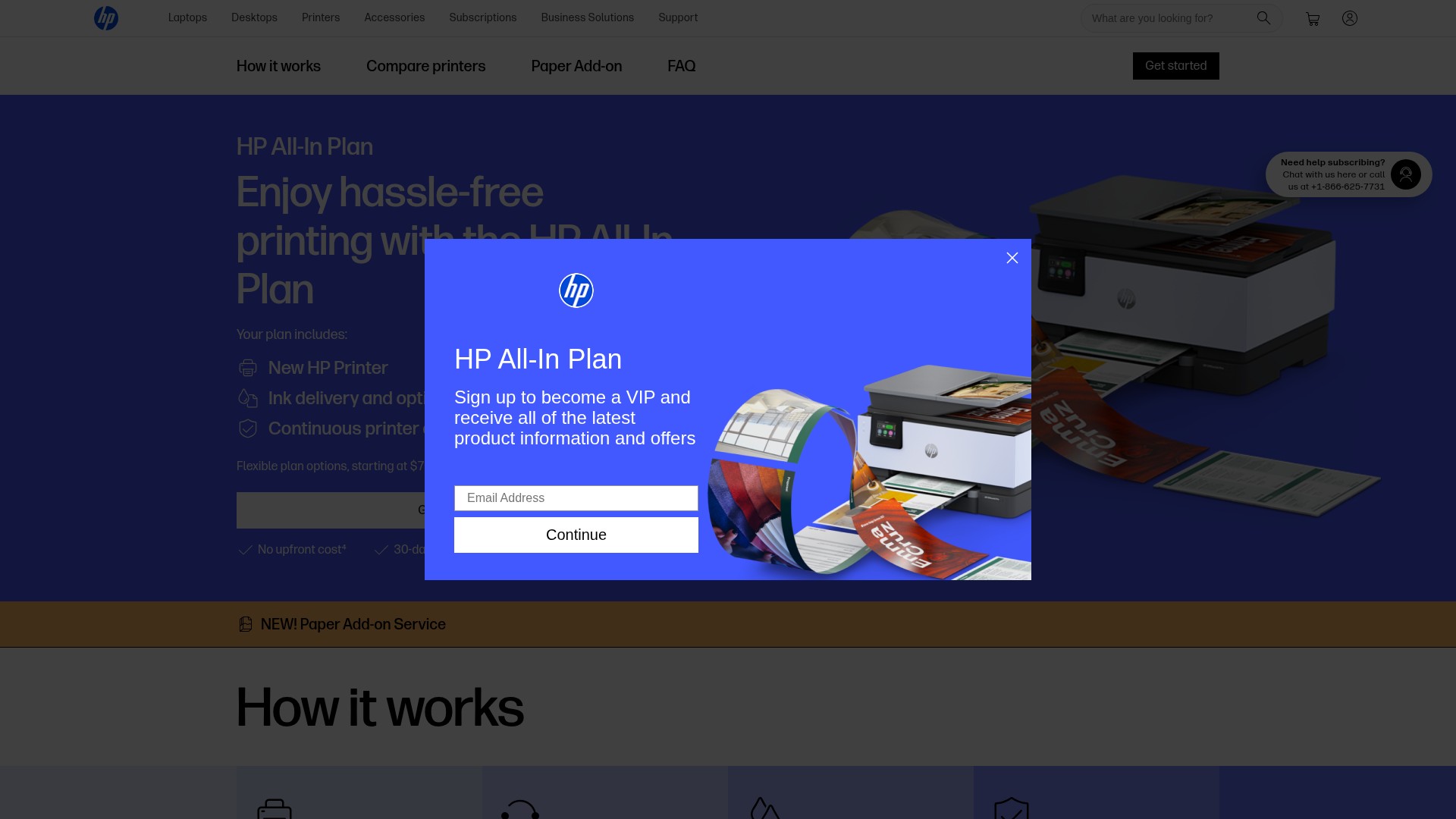 Landing Page