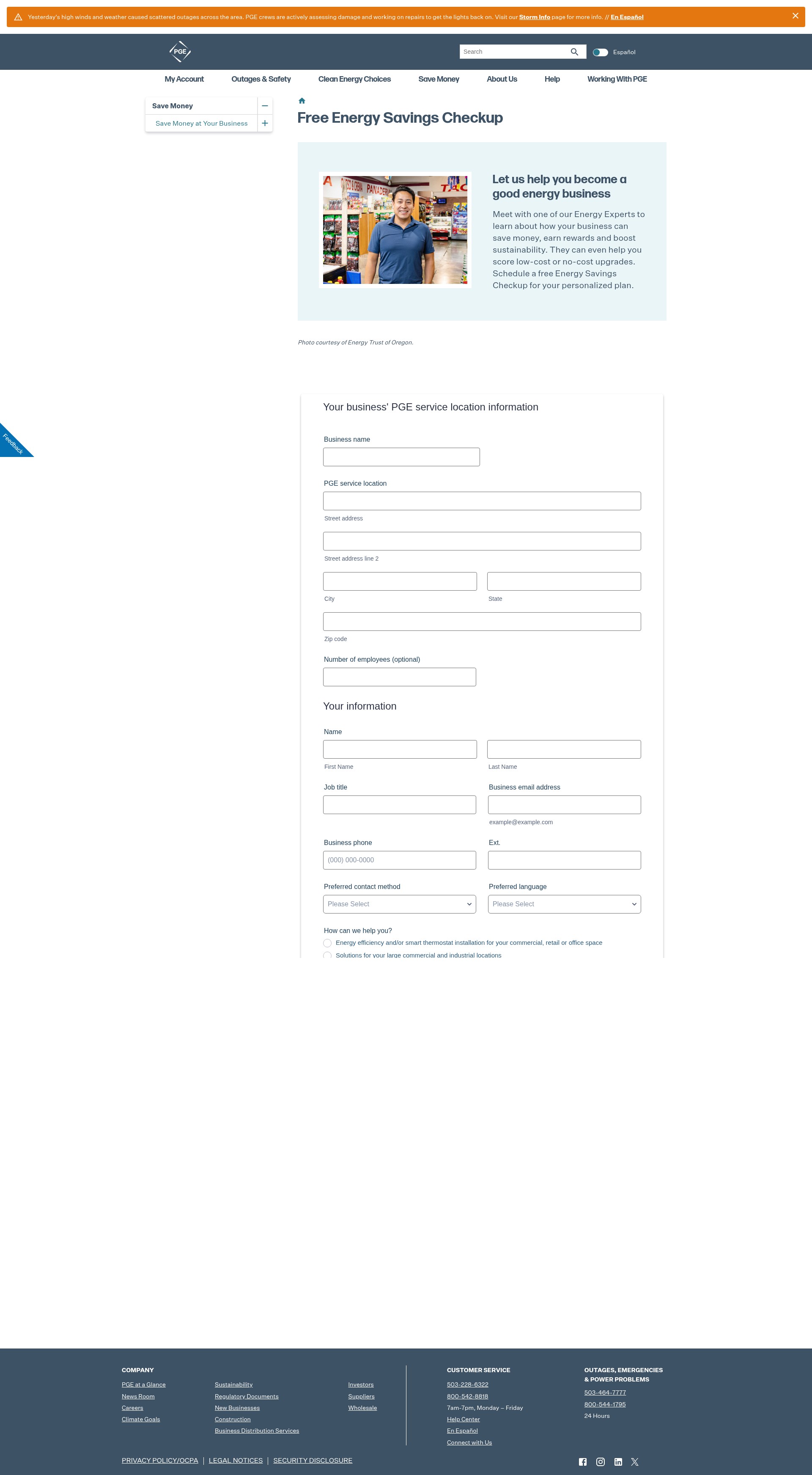 Landing Page