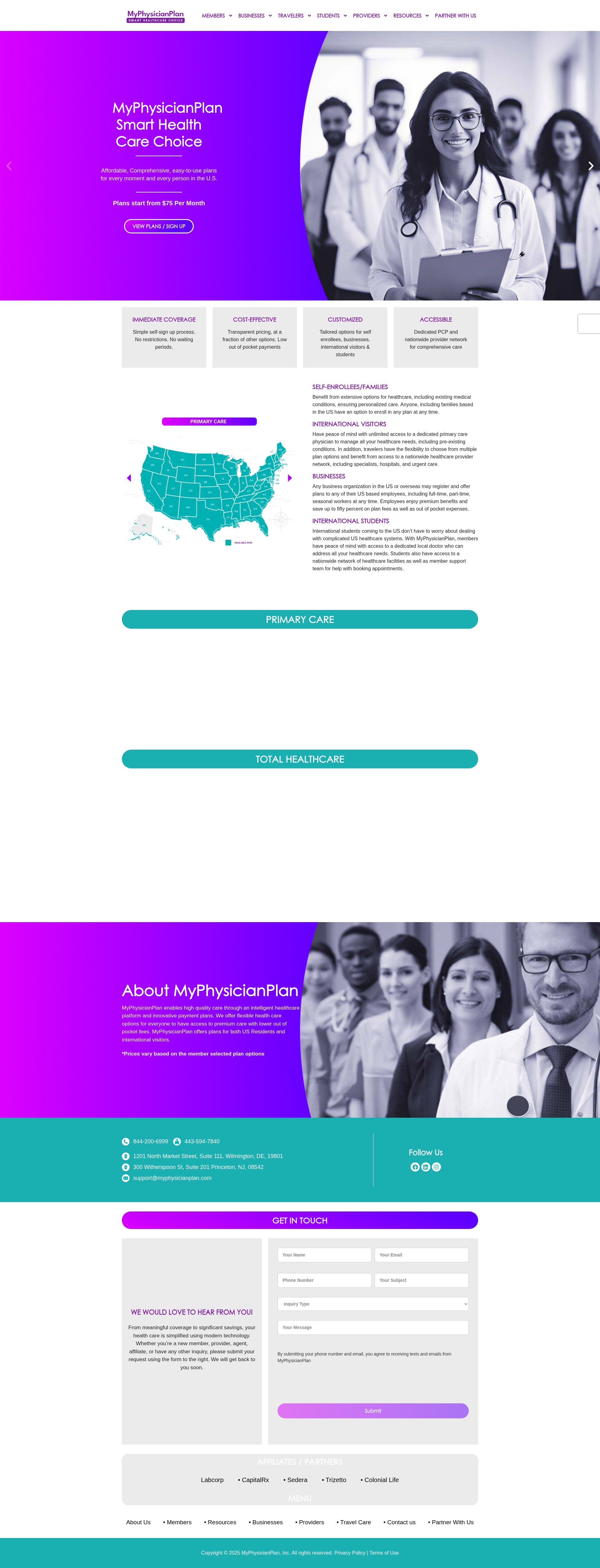 Landing Page
