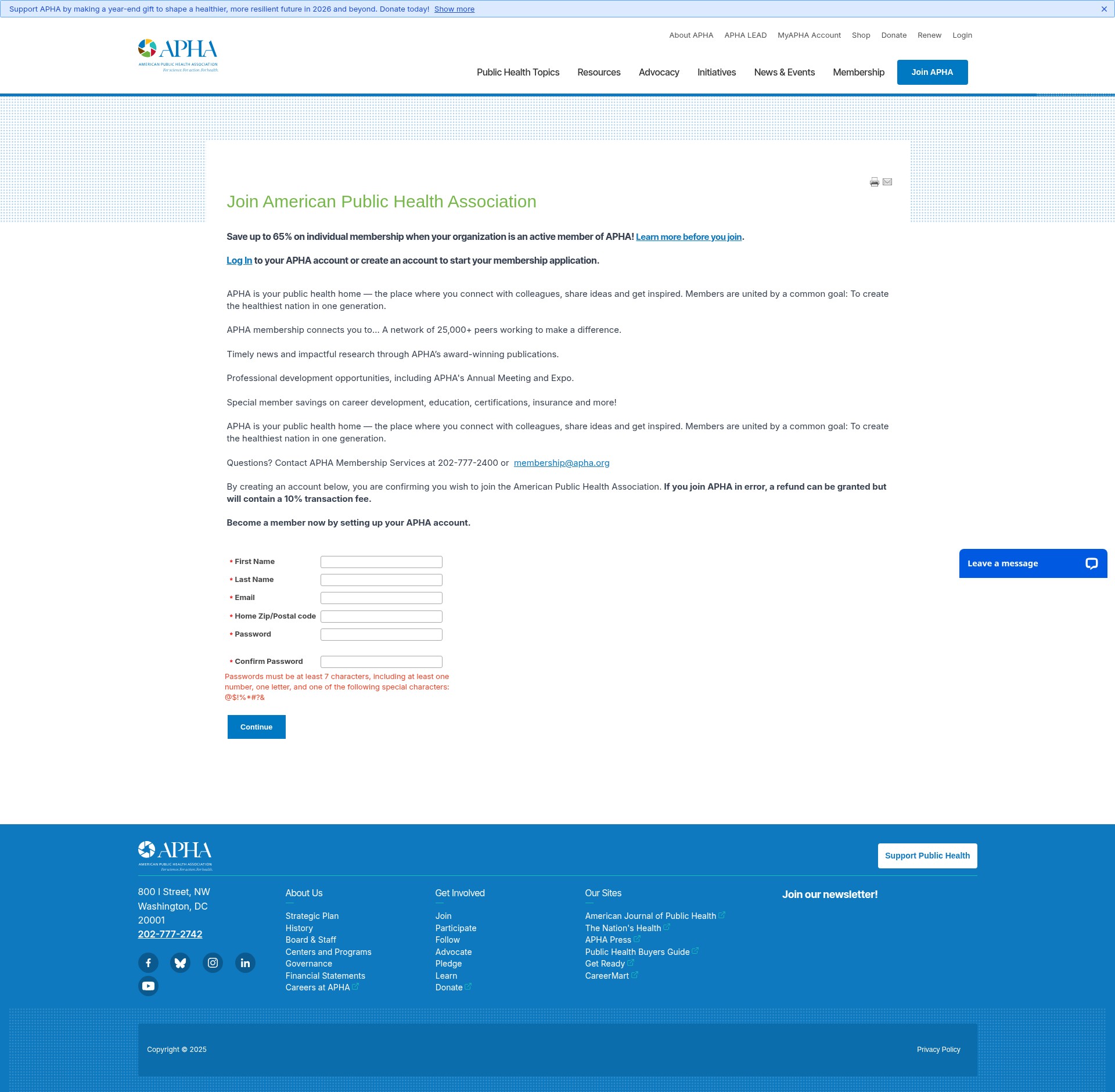 Landing Page