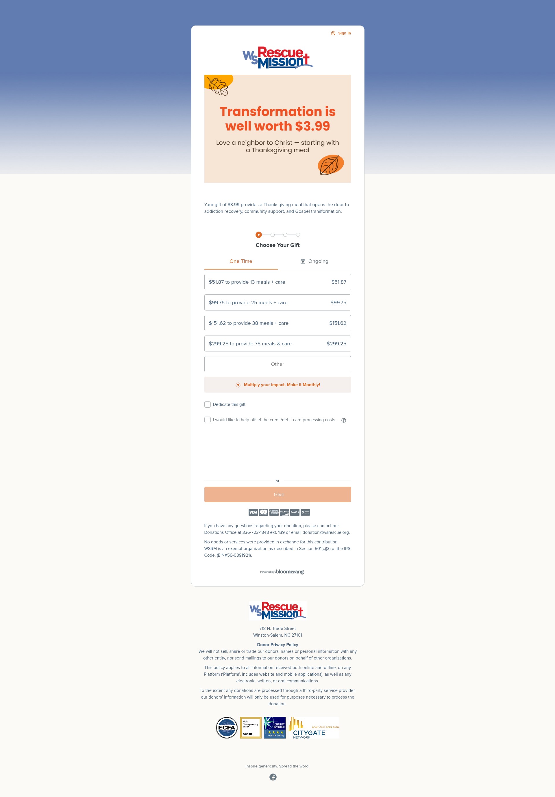 Landing Page