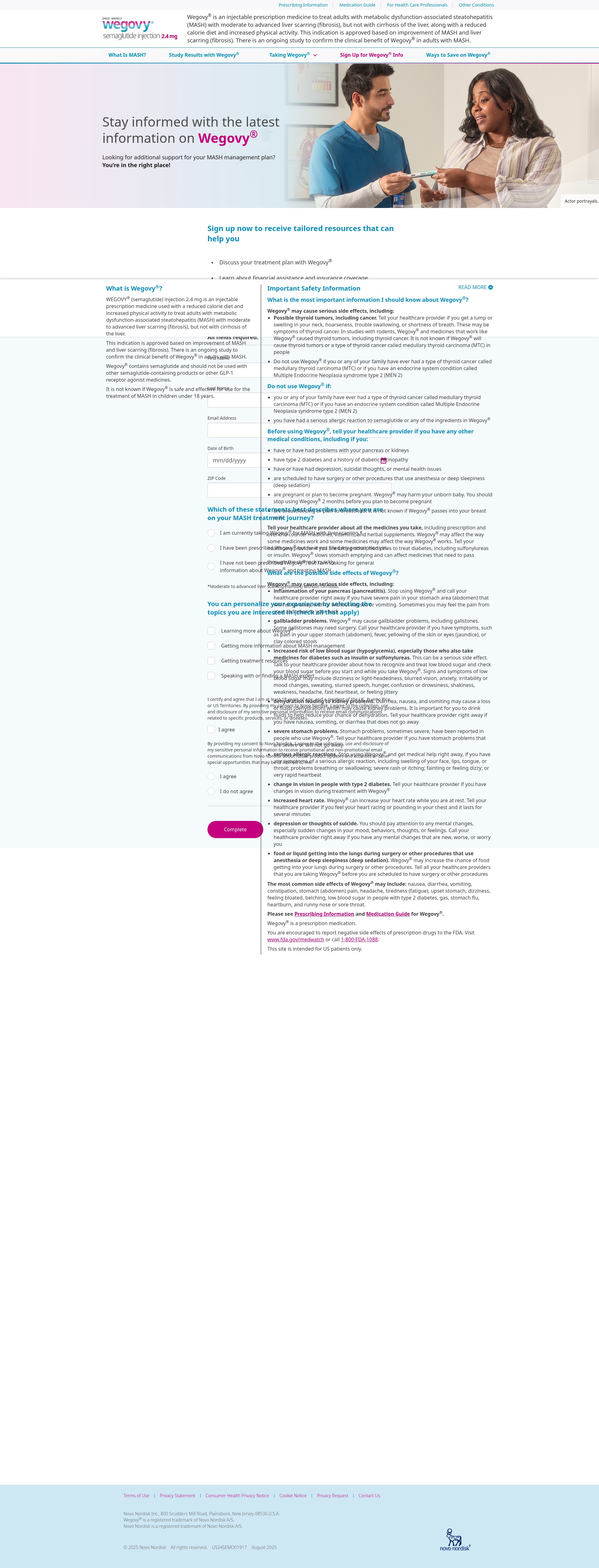 Landing Page