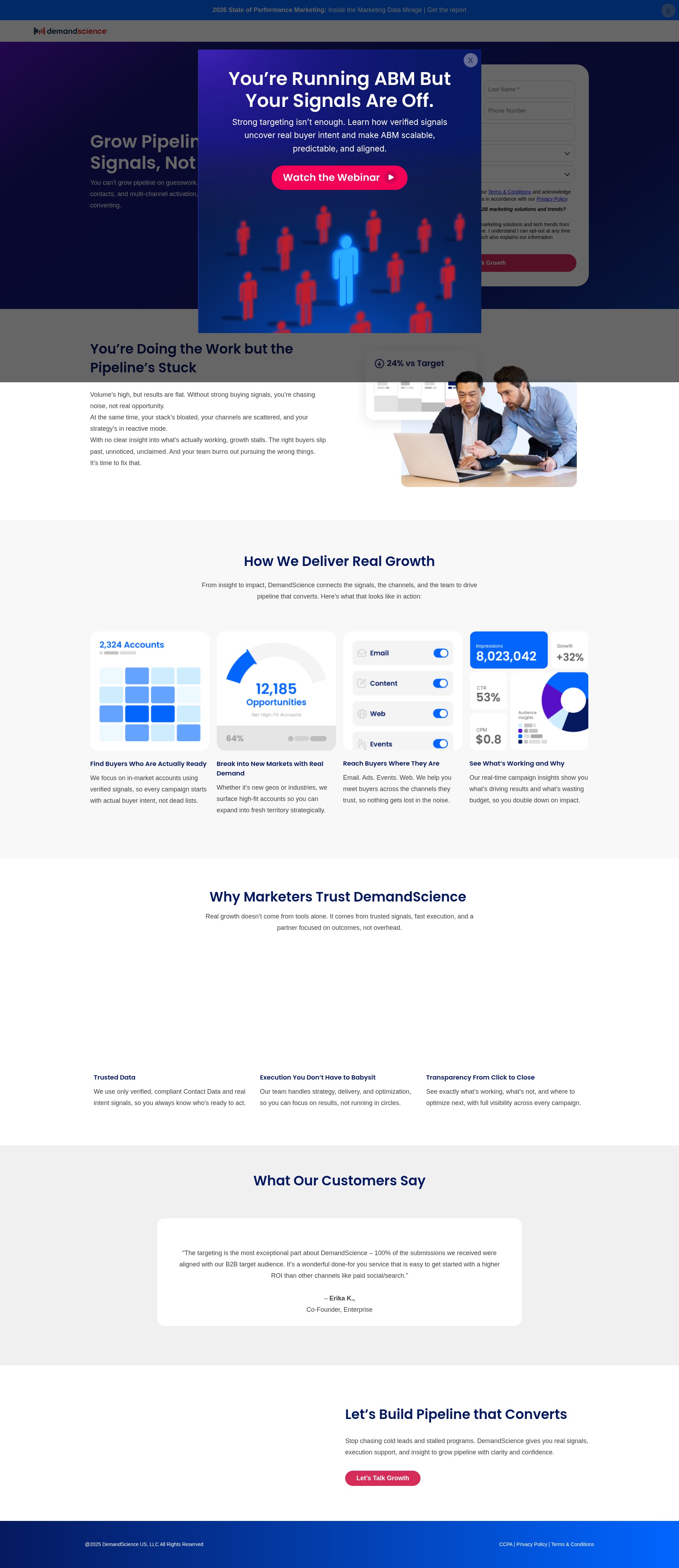 Landing Page