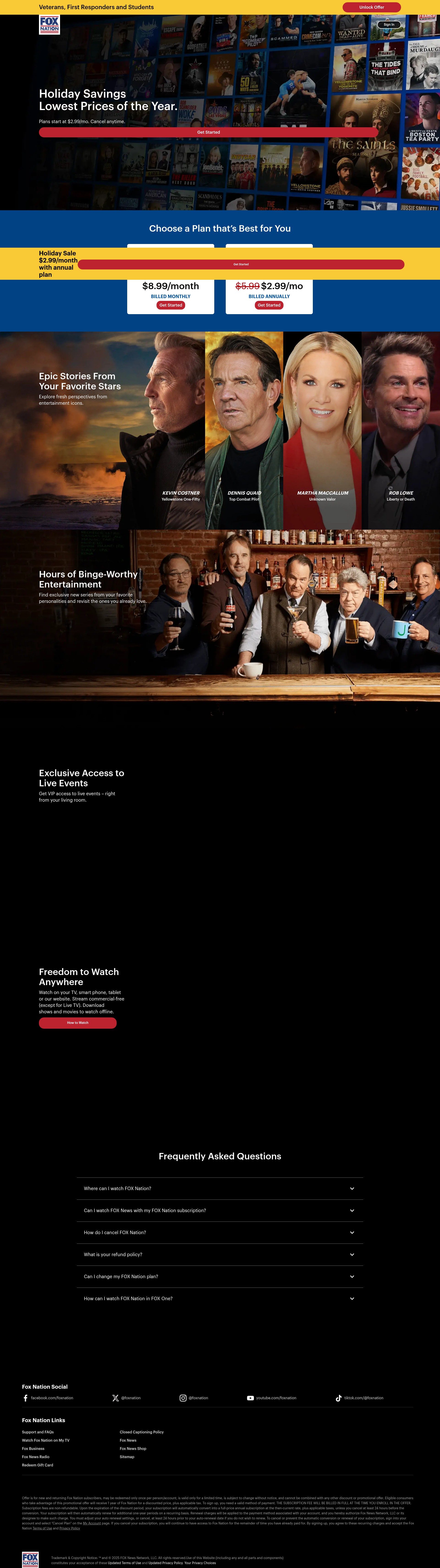 Landing Page