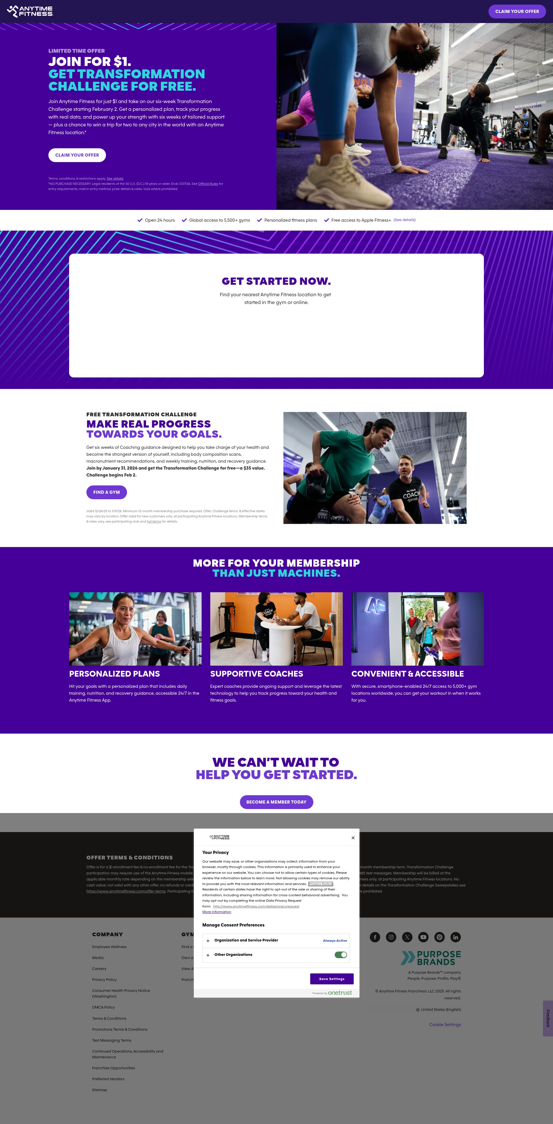 Landing Page
