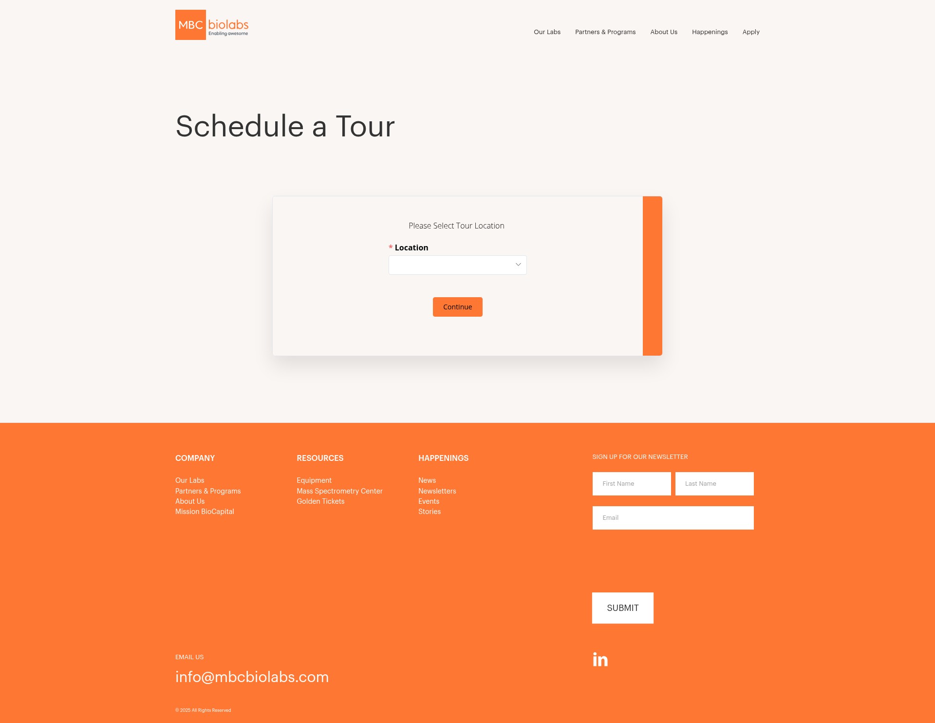 Landing Page