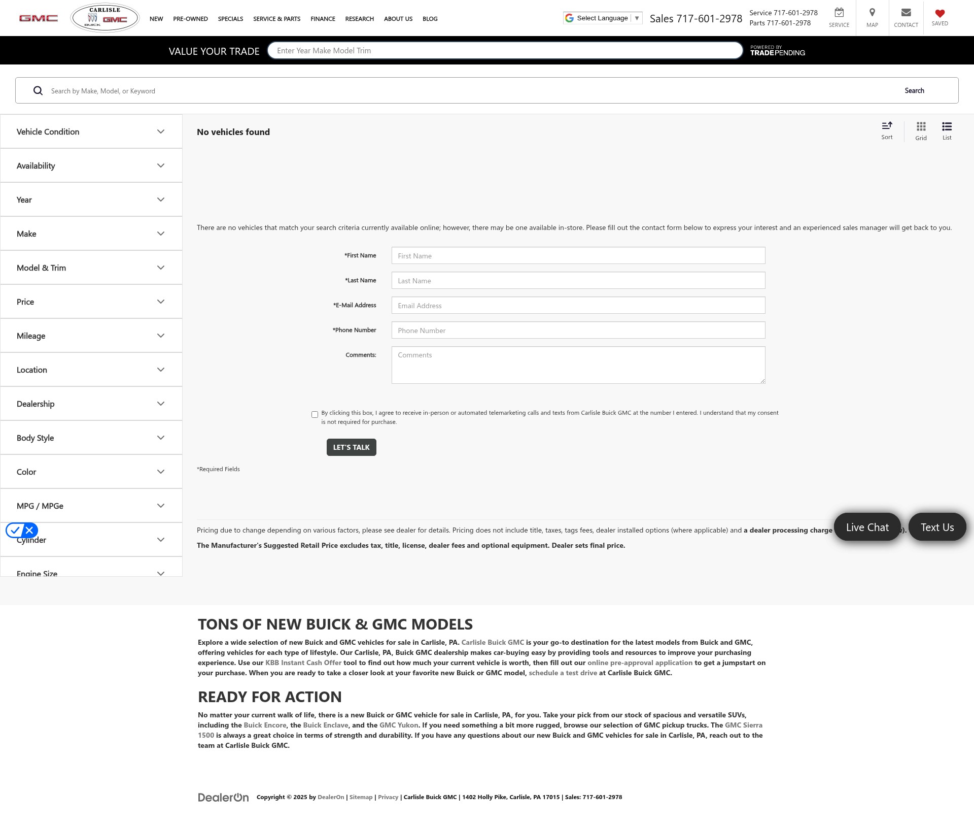 Landing Page