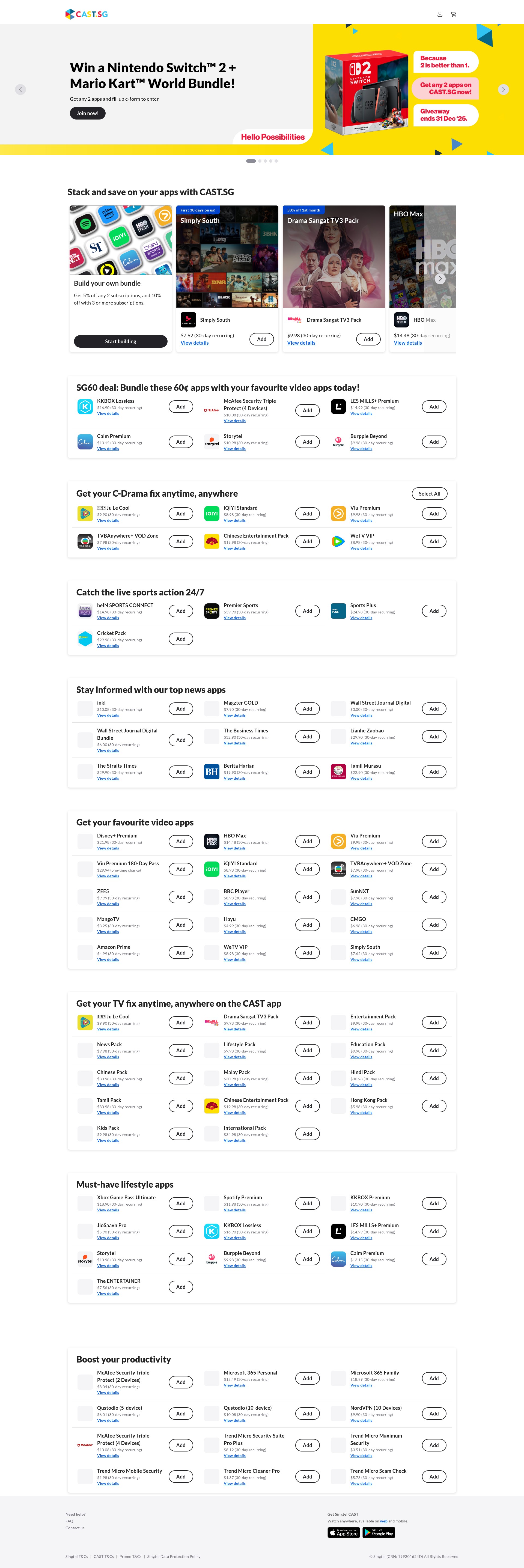 Landing Page