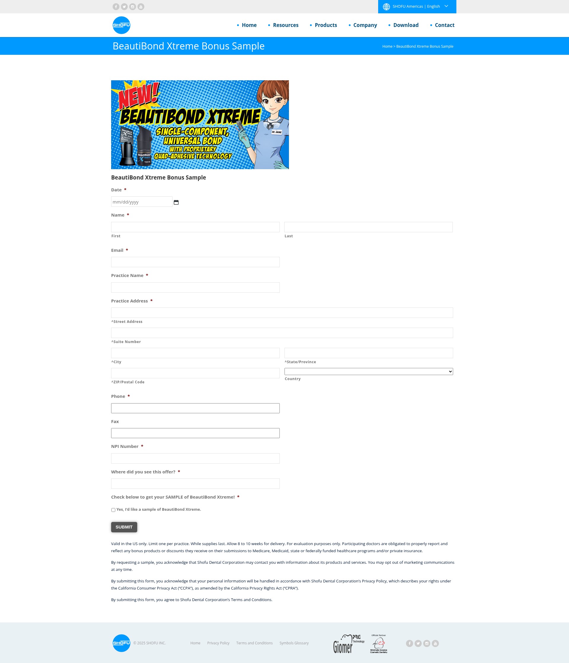 Landing Page