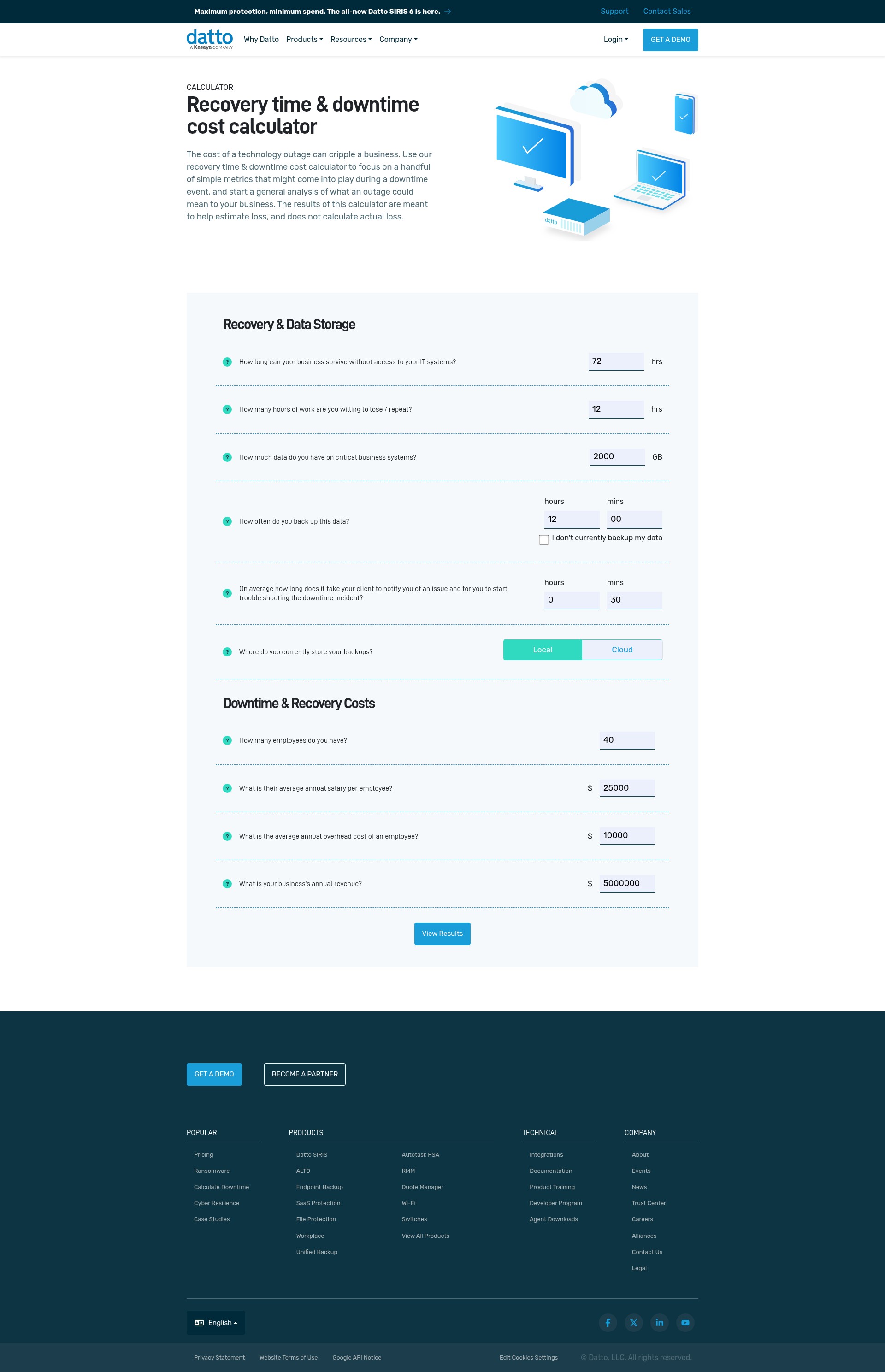 Landing Page