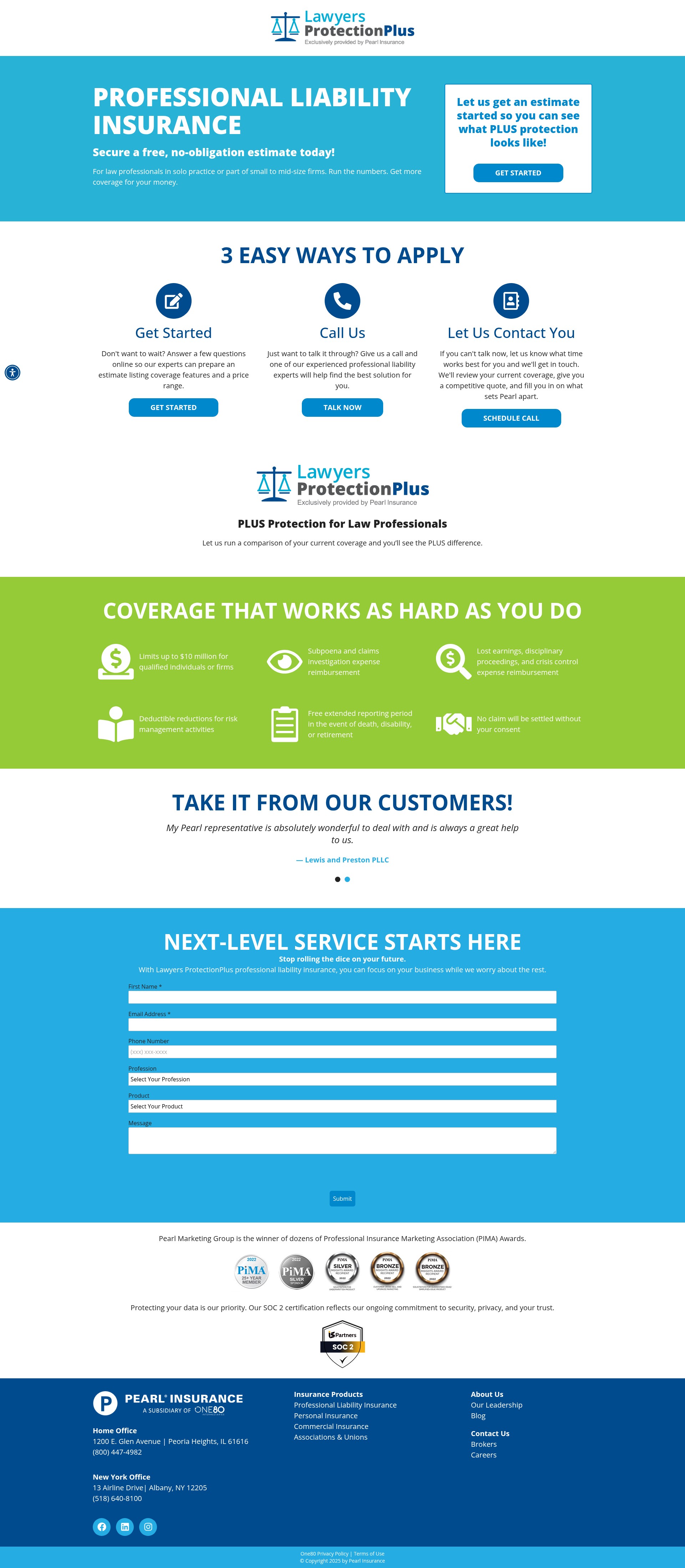 Landing Page