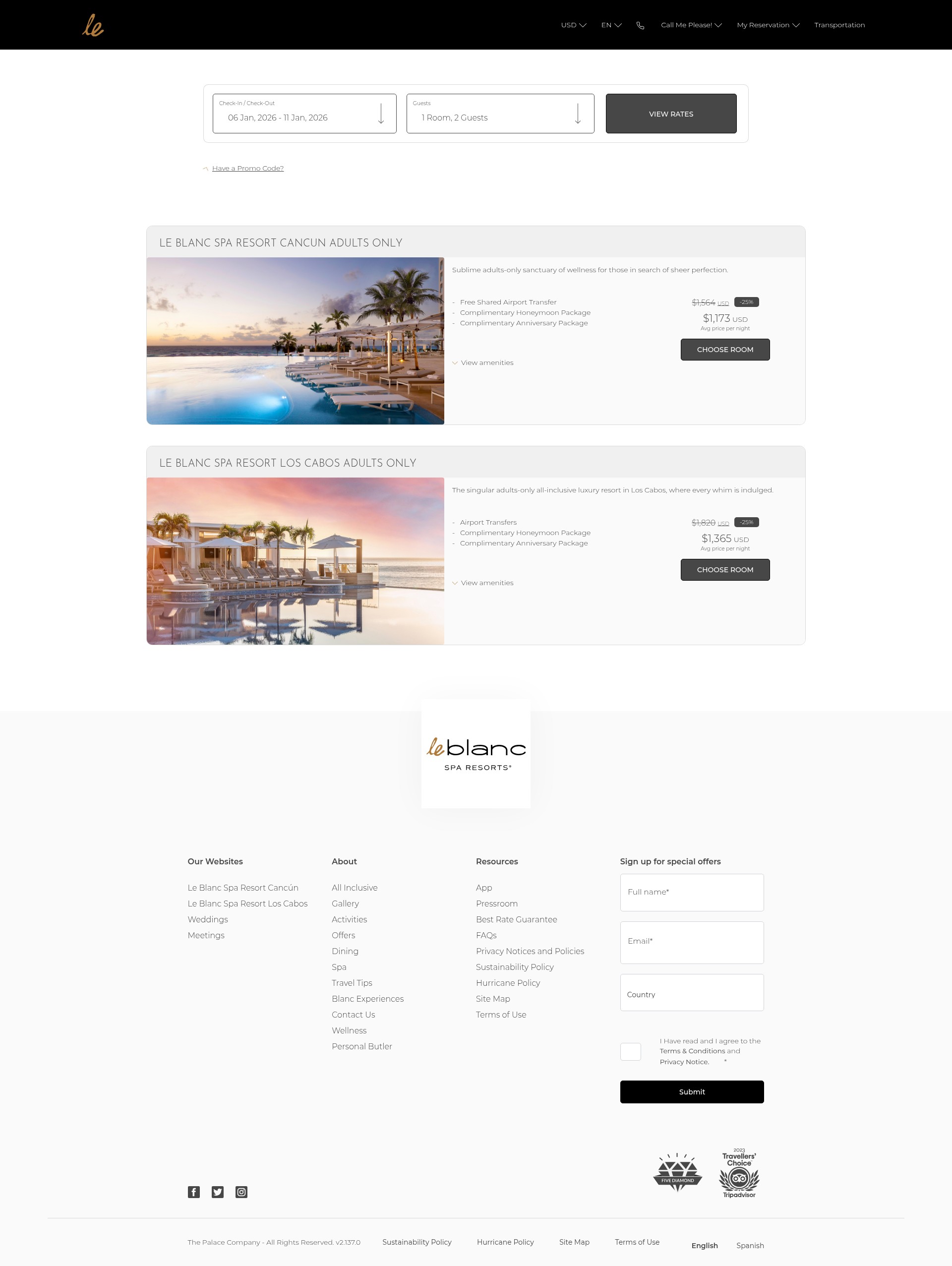 Landing Page
